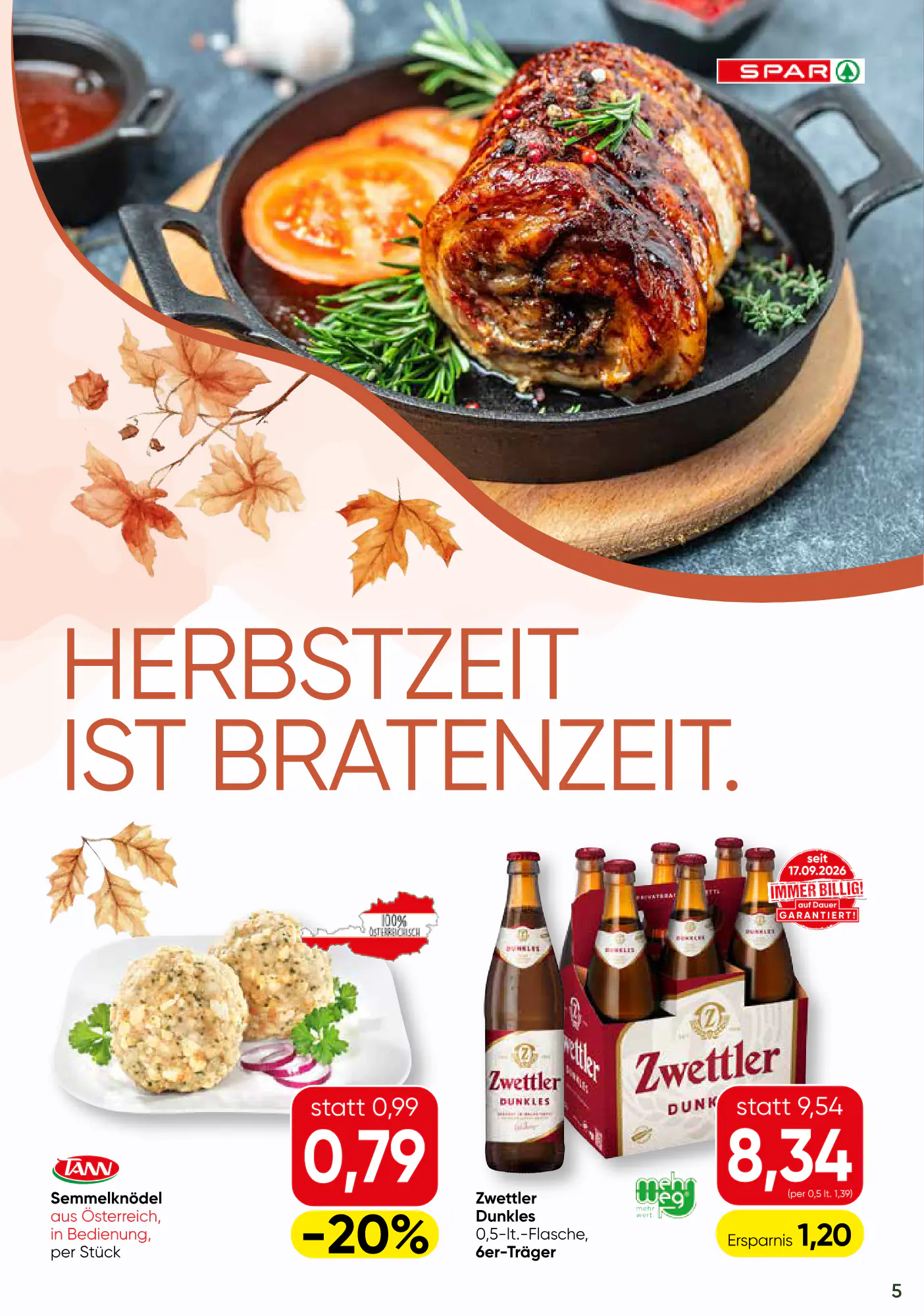 SPAR Gourmet Flugblatt (ab 08.10.2026) - Angebote und Prospekt - Seite 5