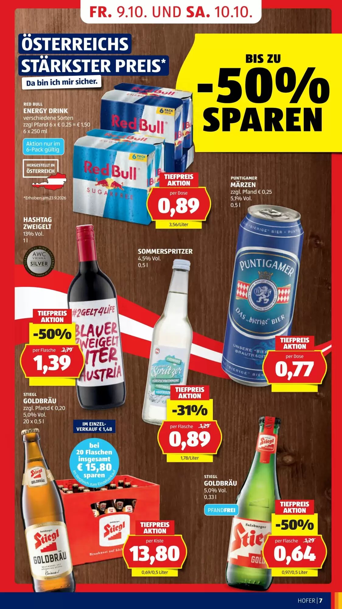 Hofer Flugblatt (ab 09.10.2026) - Angebote und Prospekt - Seite 15
