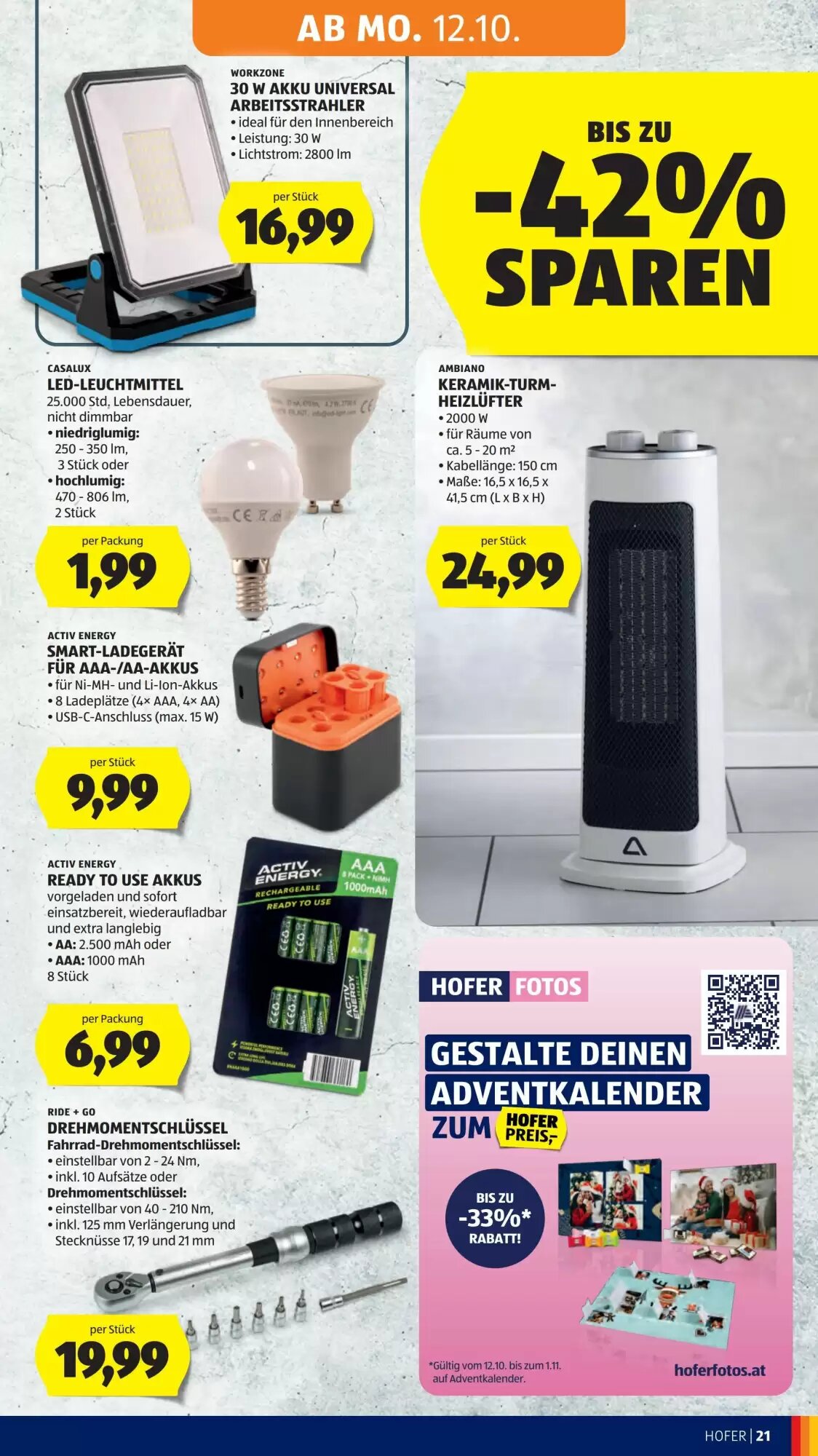 Hofer Flugblatt (ab 09.10.2026) - Angebote und Prospekt - Seite 31