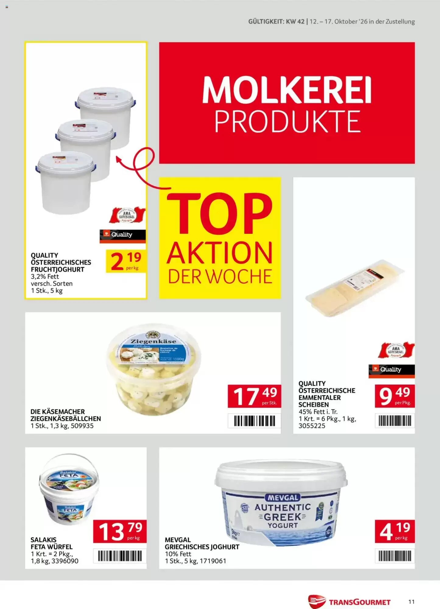 Transgourmet Flugblatt (ab 11.10.2026) - Angebote und Prospekt - Seite 11