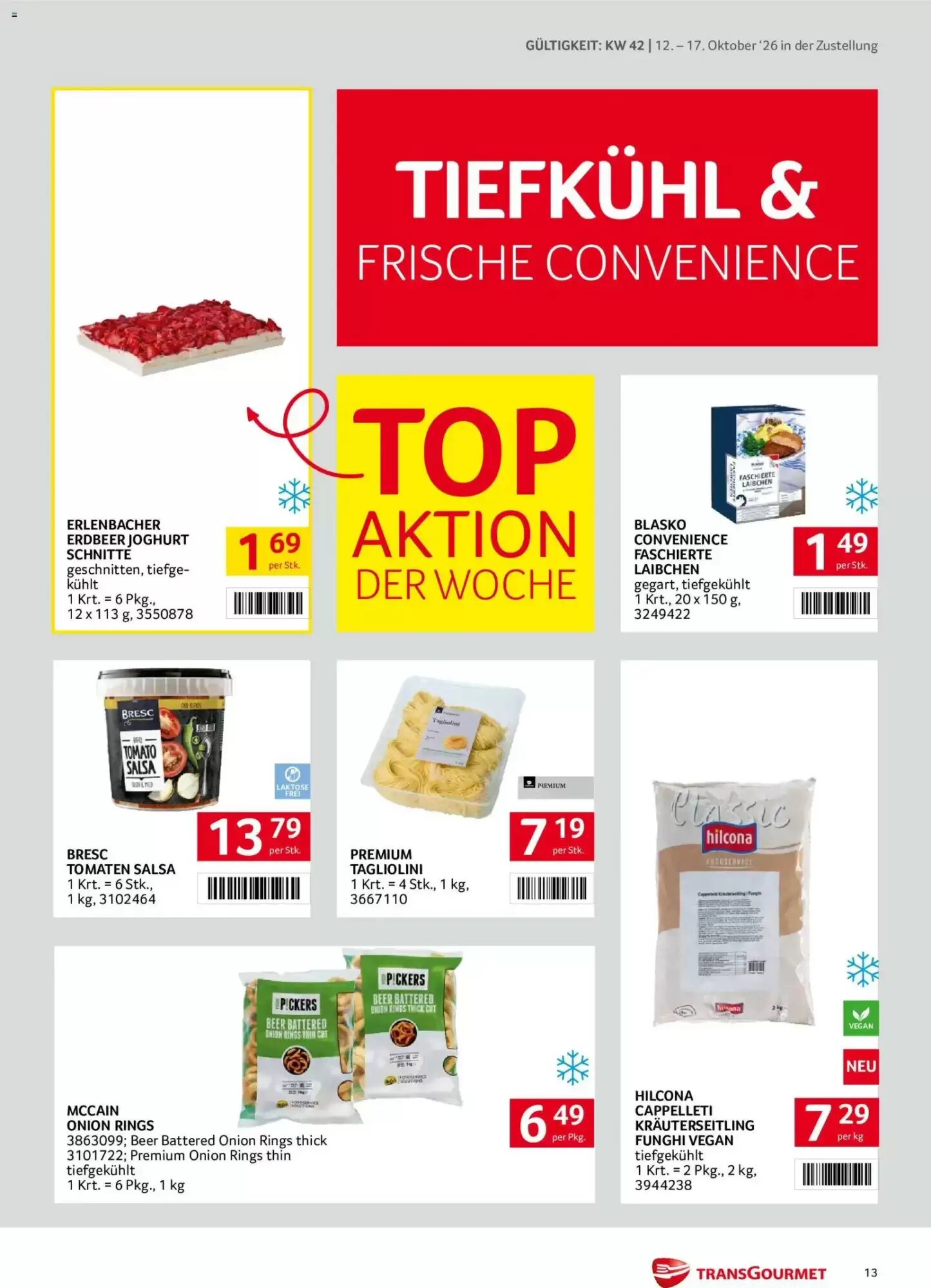 Transgourmet Flugblatt (ab 11.10.2026) - Angebote und Prospekt - Seite 13
