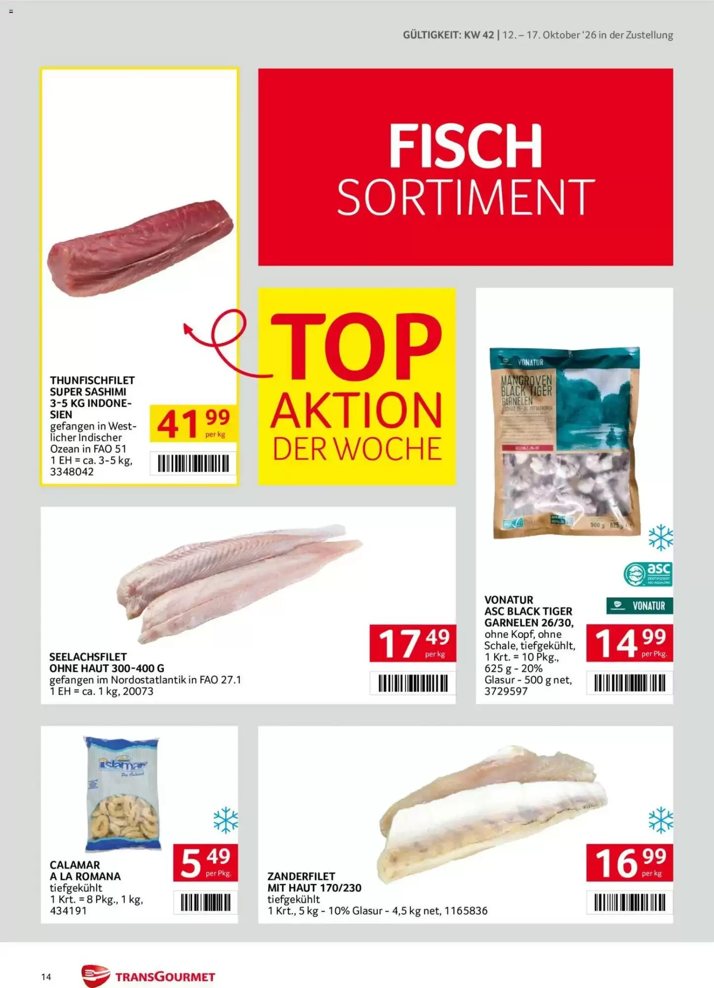 Transgourmet Flugblatt (ab 11.10.2026) - Angebote und Prospekt - Seite 14