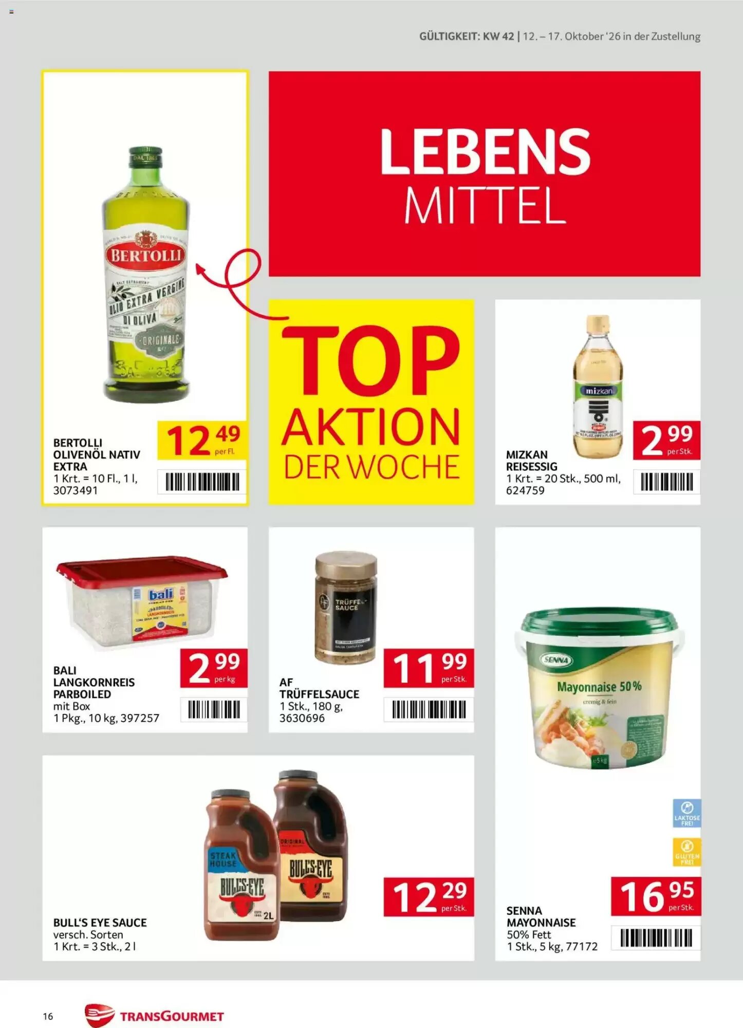 Transgourmet Flugblatt (ab 11.10.2026) - Angebote und Prospekt - Seite 16