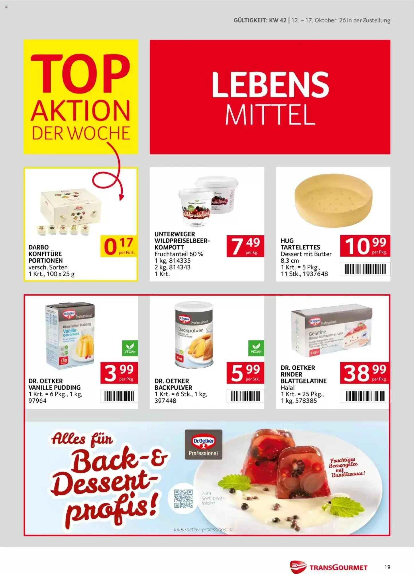 Transgourmet Flugblatt (ab 11.10.2026) - Angebote und Prospekt - Seite 19