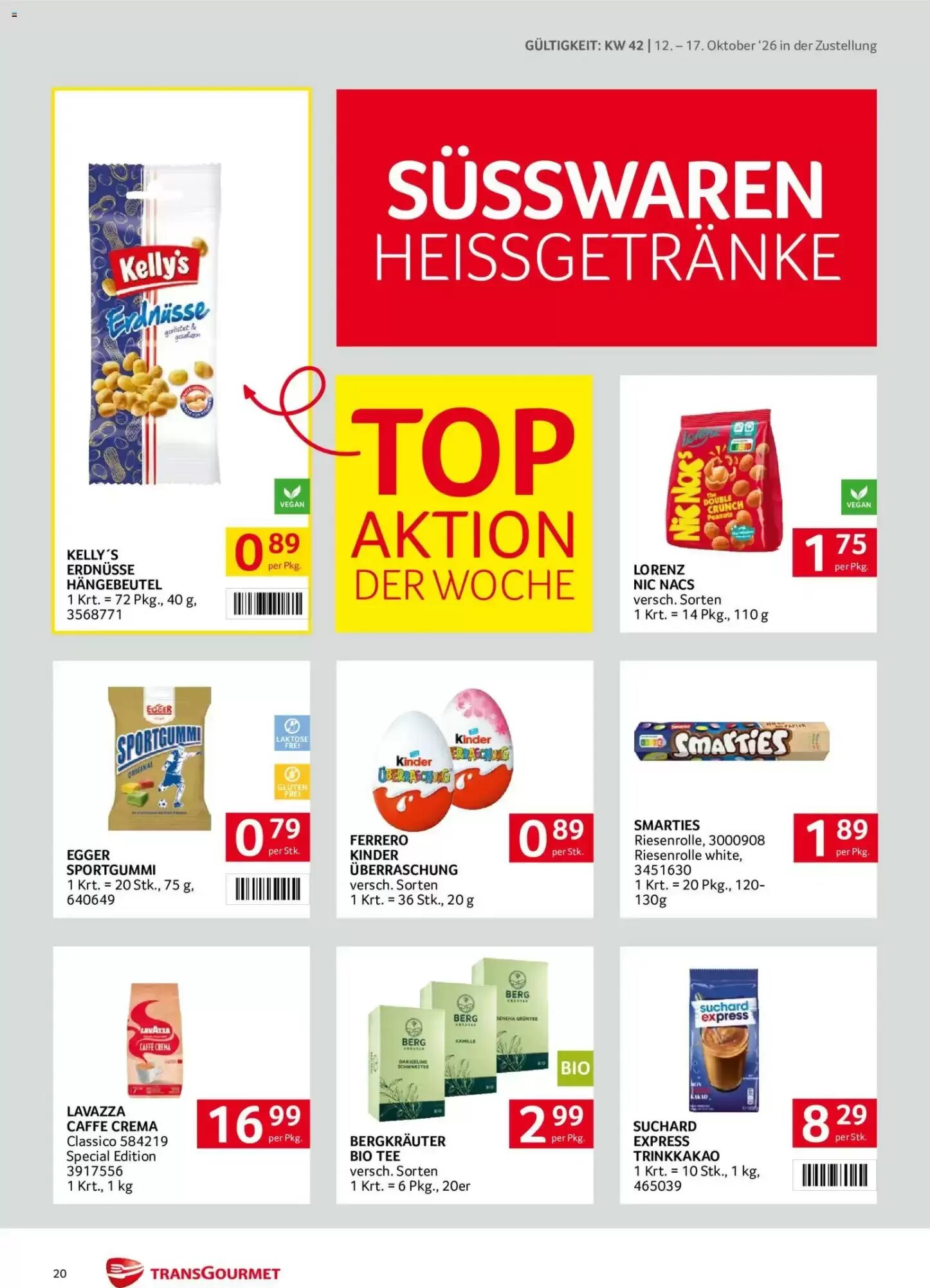 Transgourmet Flugblatt (ab 11.10.2026) - Angebote und Prospekt - Seite 20