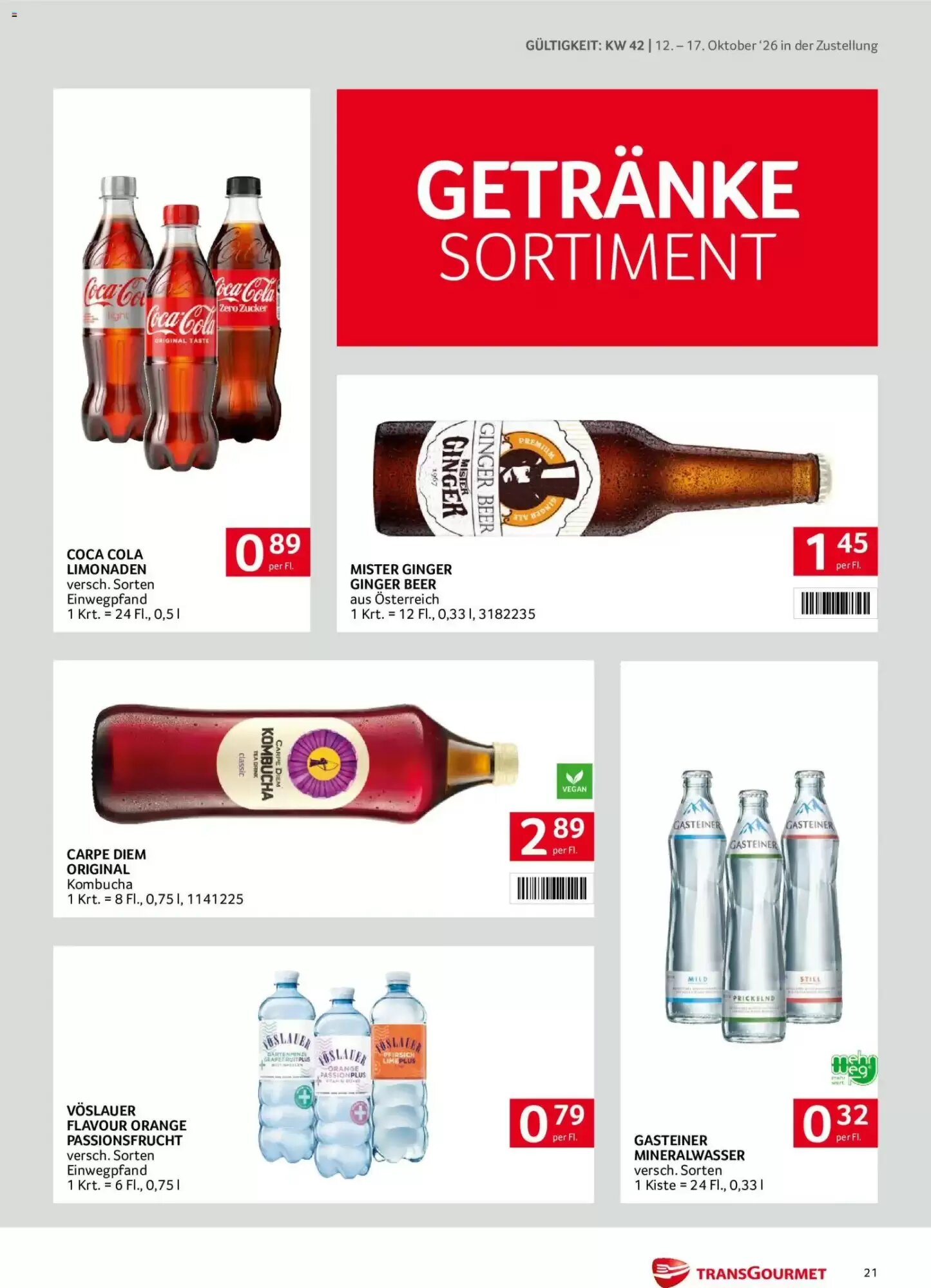 Transgourmet Flugblatt (ab 11.10.2026) - Angebote und Prospekt - Seite 21