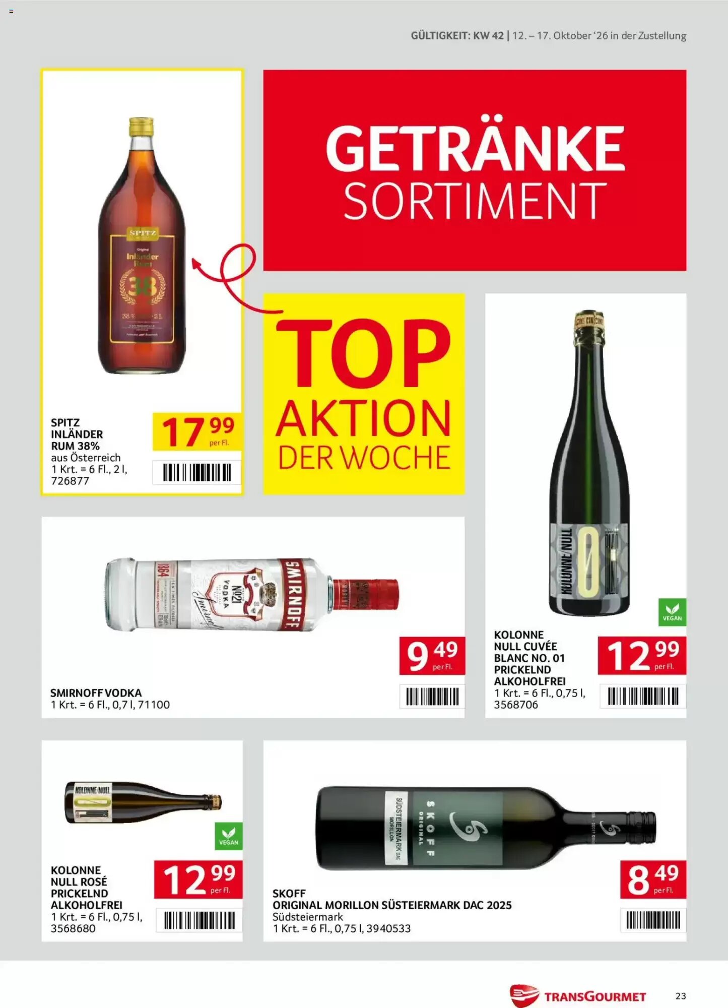 Transgourmet Flugblatt (ab 11.10.2026) - Angebote und Prospekt - Seite 23
