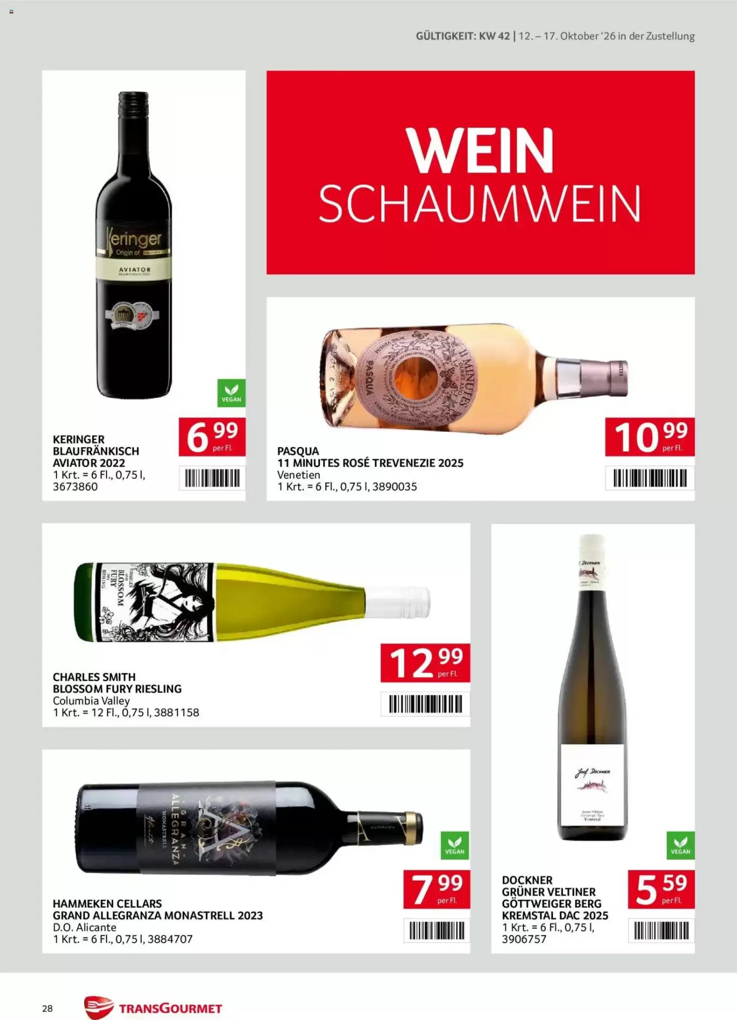 Transgourmet Flugblatt (ab 11.10.2026) - Angebote und Prospekt - Seite 28