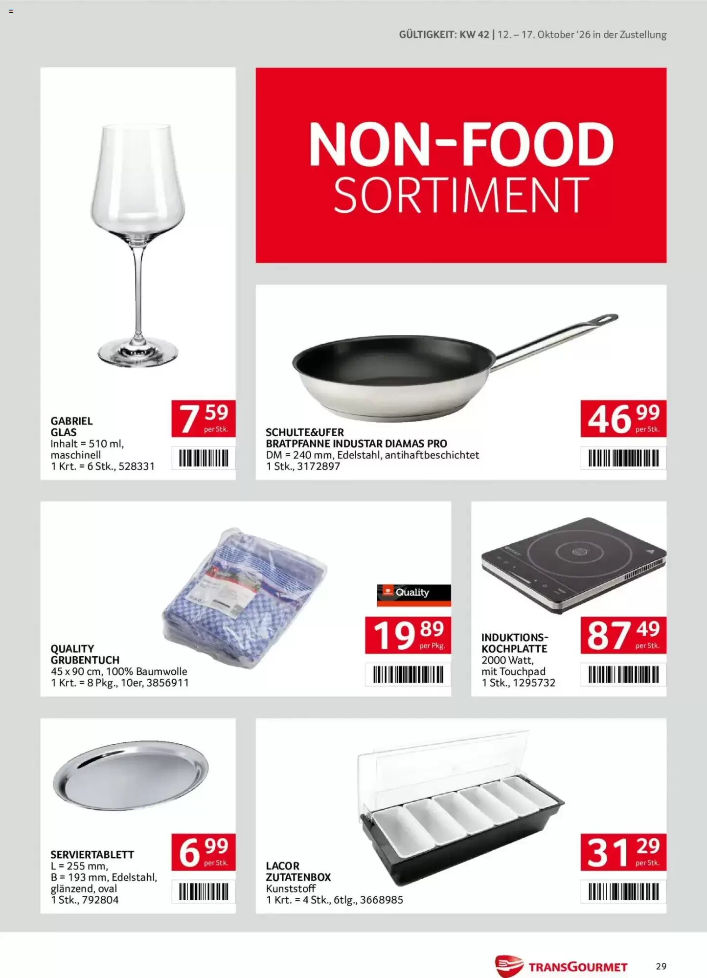 Transgourmet Flugblatt (ab 11.10.2026) - Angebote und Prospekt - Seite 29