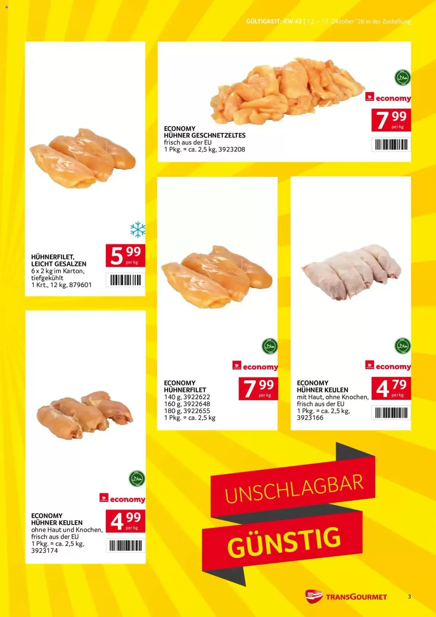 Transgourmet Flugblatt (ab 11.10.2026) - Angebote und Prospekt - Seite 3
