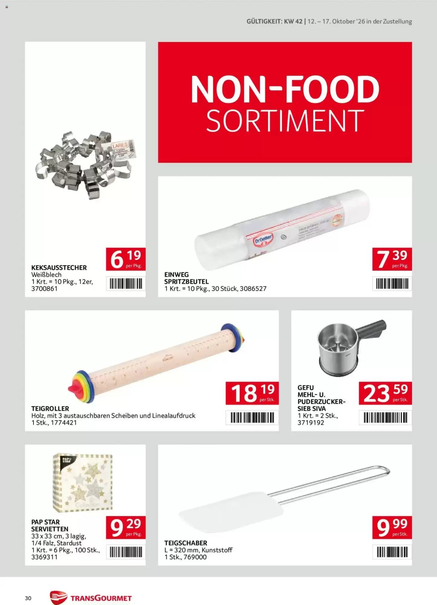 Transgourmet Flugblatt (ab 11.10.2026) - Angebote und Prospekt - Seite 30