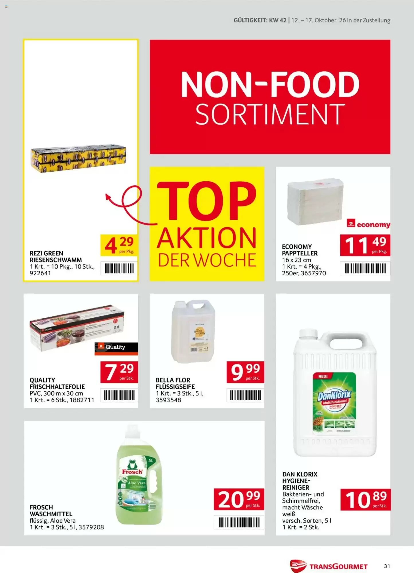 Transgourmet Flugblatt (ab 11.10.2026) - Angebote und Prospekt - Seite 31