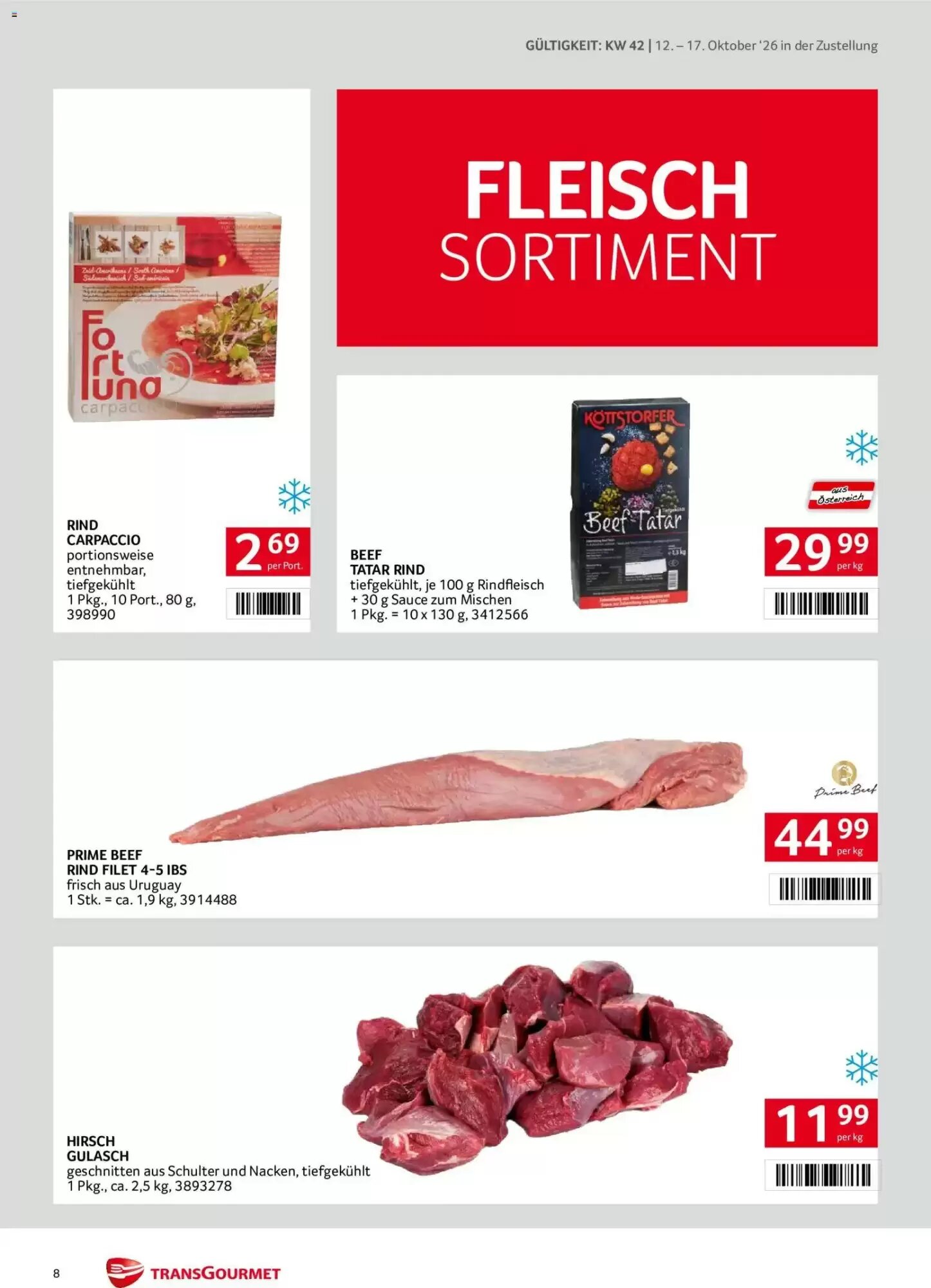 Transgourmet Flugblatt (ab 11.10.2026) - Angebote und Prospekt - Seite 8