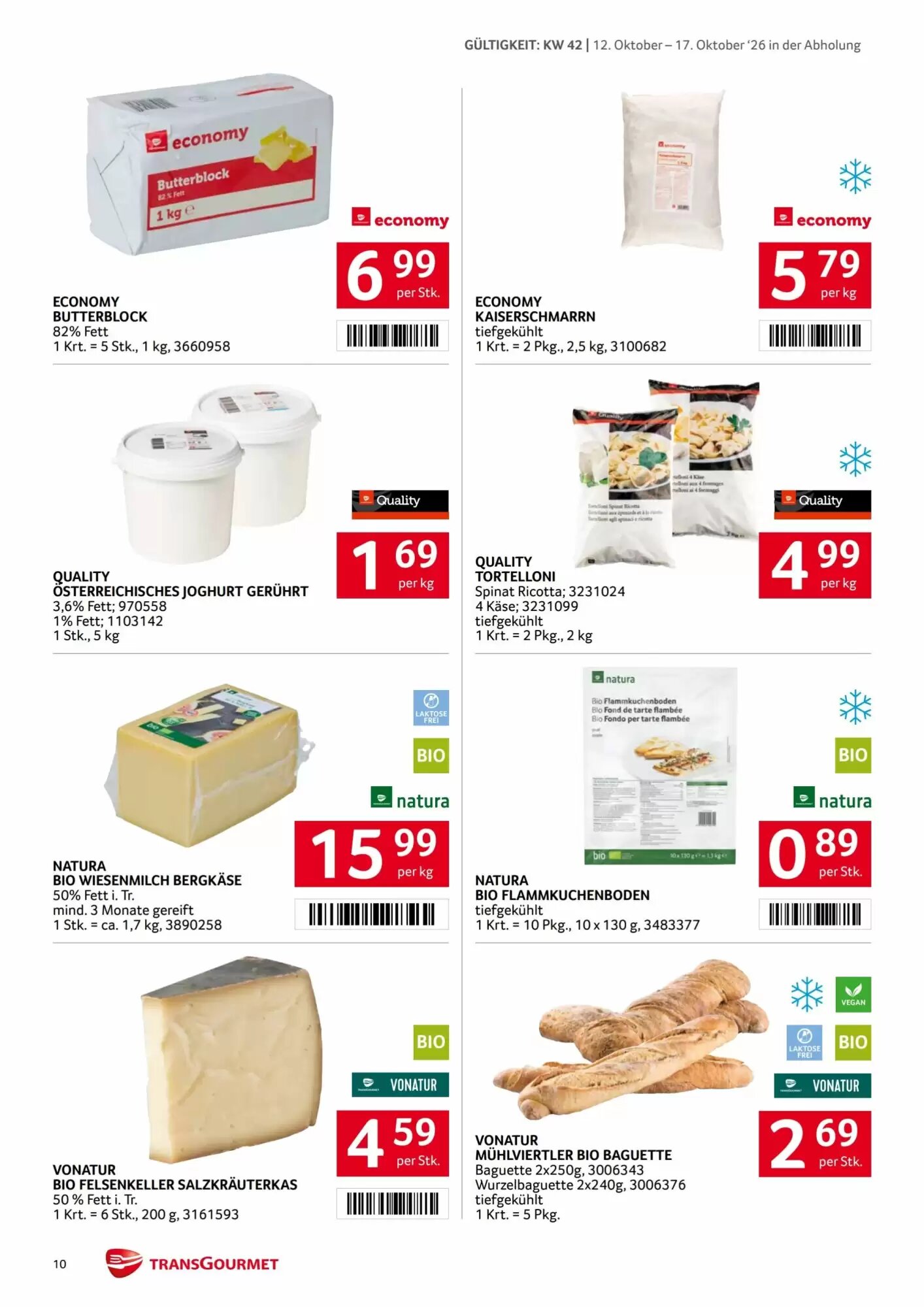 Transgourmet Flugblatt (ab 12.10.2026) - Angebote und Prospekt - Seite 10