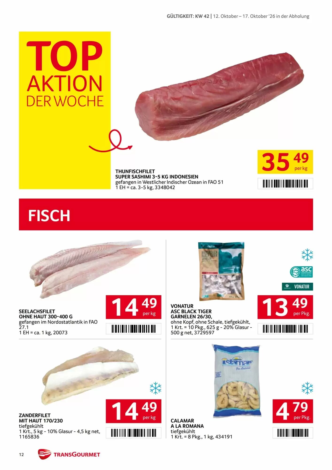 Transgourmet Flugblatt (ab 12.10.2026) - Angebote und Prospekt - Seite 12