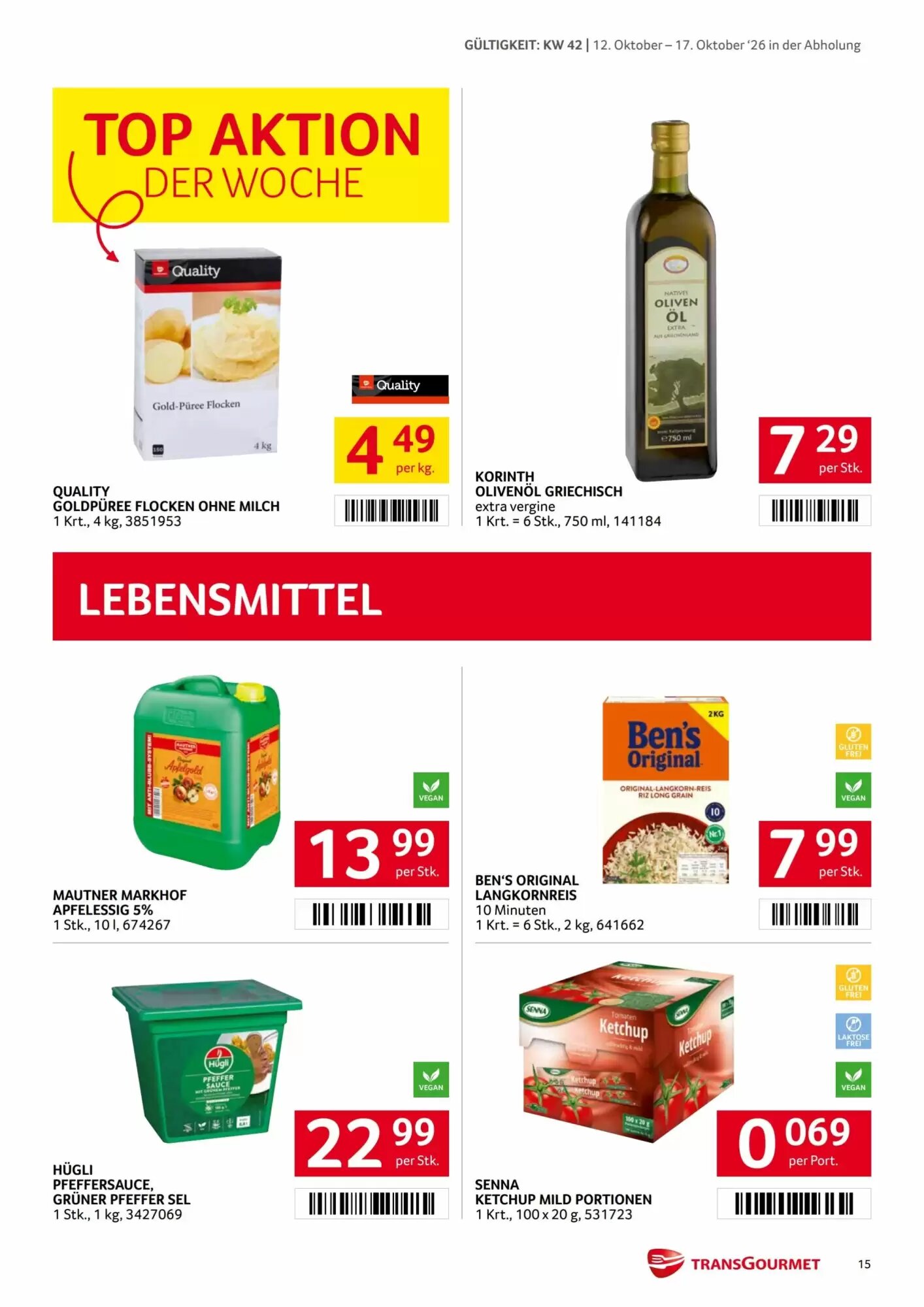 Transgourmet Flugblatt (ab 12.10.2026) - Angebote und Prospekt - Seite 14
