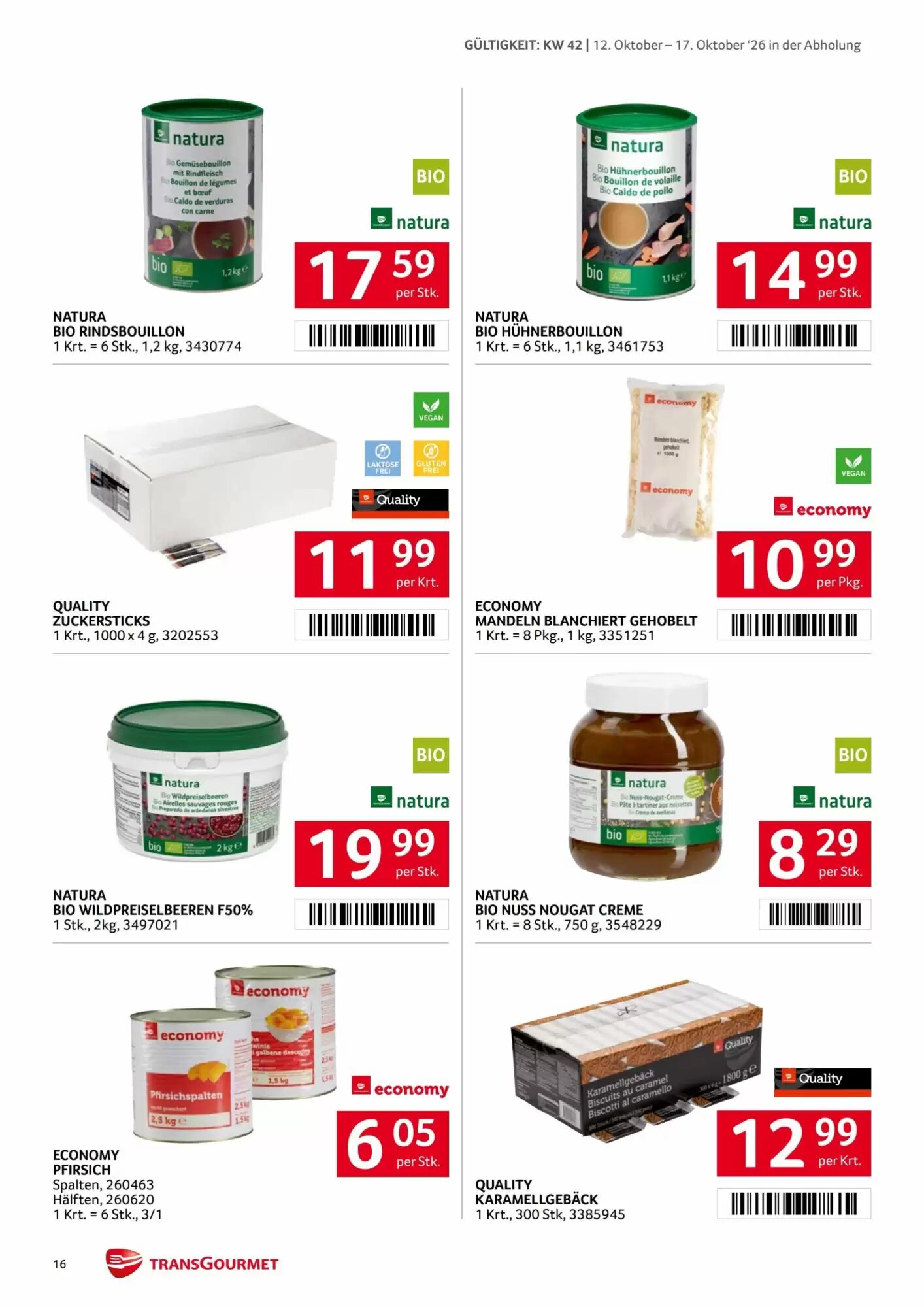 Transgourmet Flugblatt (ab 12.10.2026) - Angebote und Prospekt - Seite 15