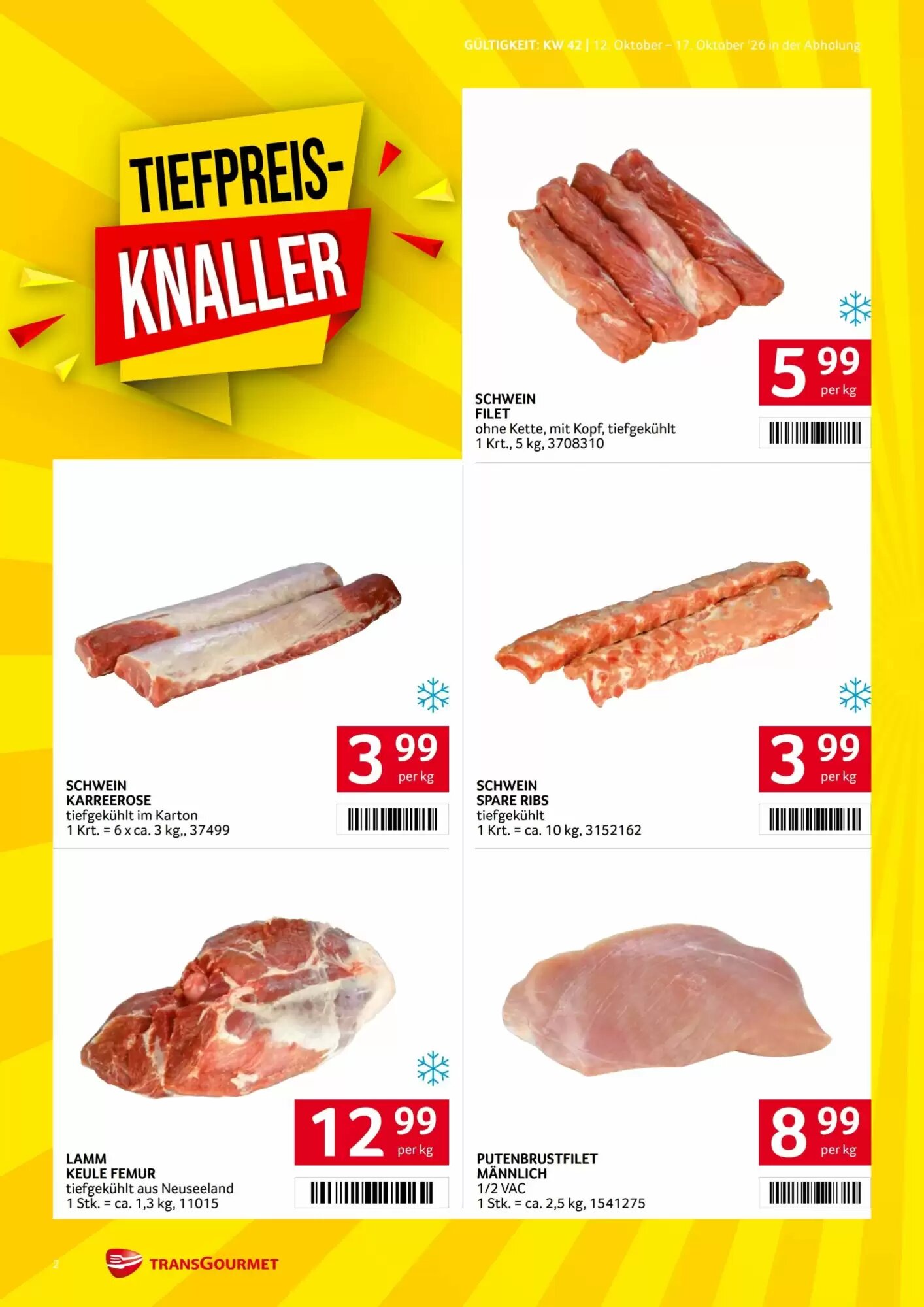 Transgourmet Flugblatt (ab 12.10.2026) - Angebote und Prospekt - Seite 2