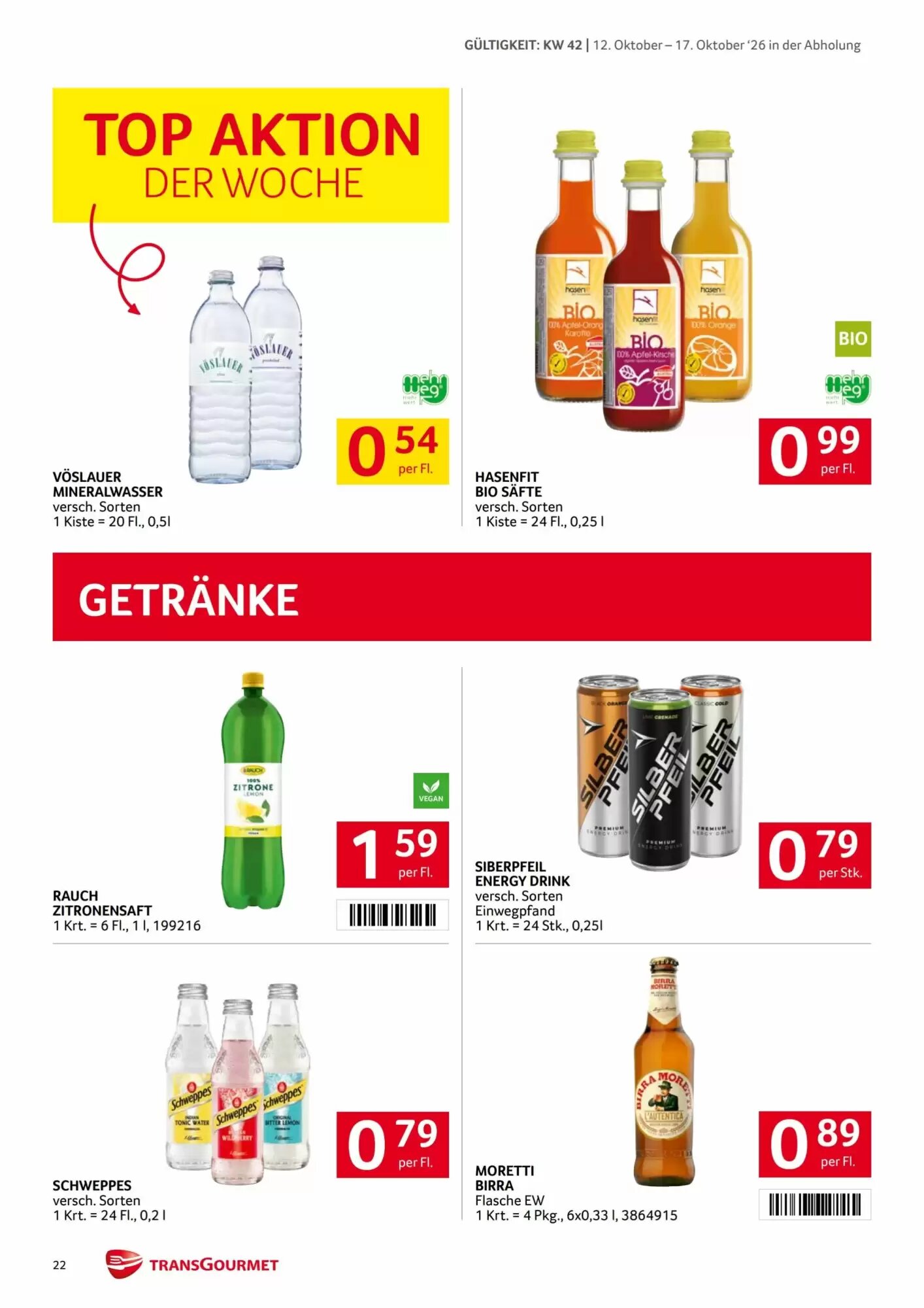 Transgourmet Flugblatt (ab 12.10.2026) - Angebote und Prospekt - Seite 21