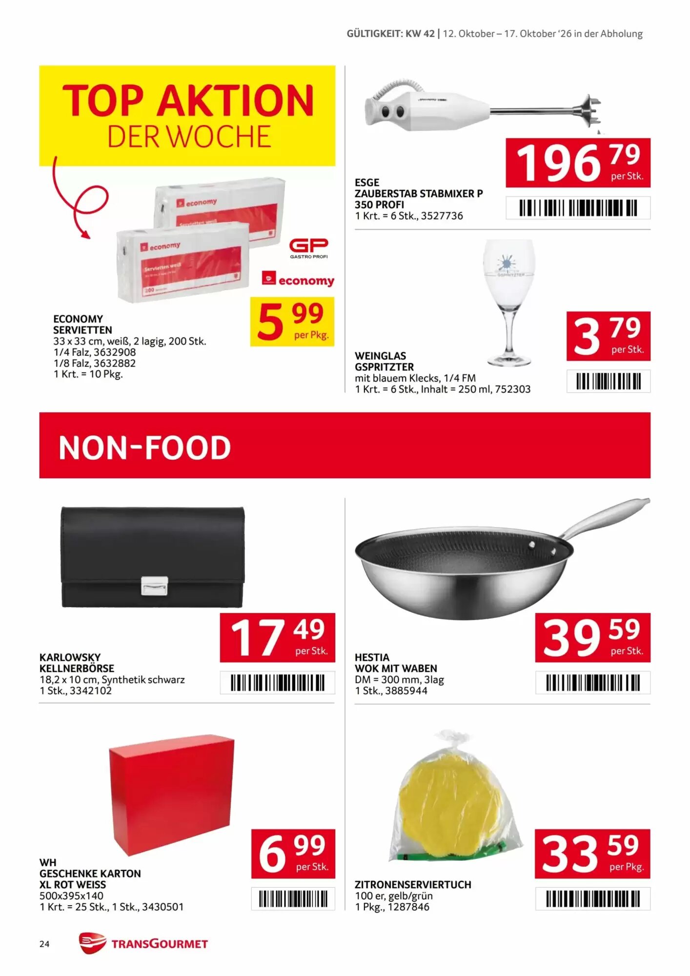 Transgourmet Flugblatt (ab 12.10.2026) - Angebote und Prospekt - Seite 23