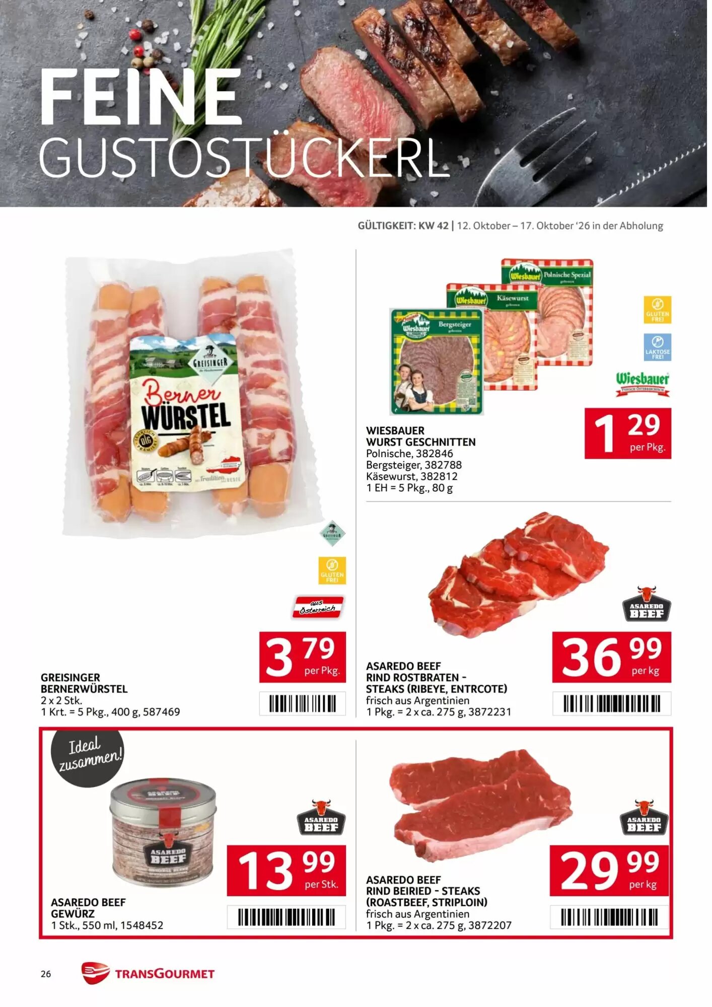 Transgourmet Flugblatt (ab 12.10.2026) - Angebote und Prospekt - Seite 25