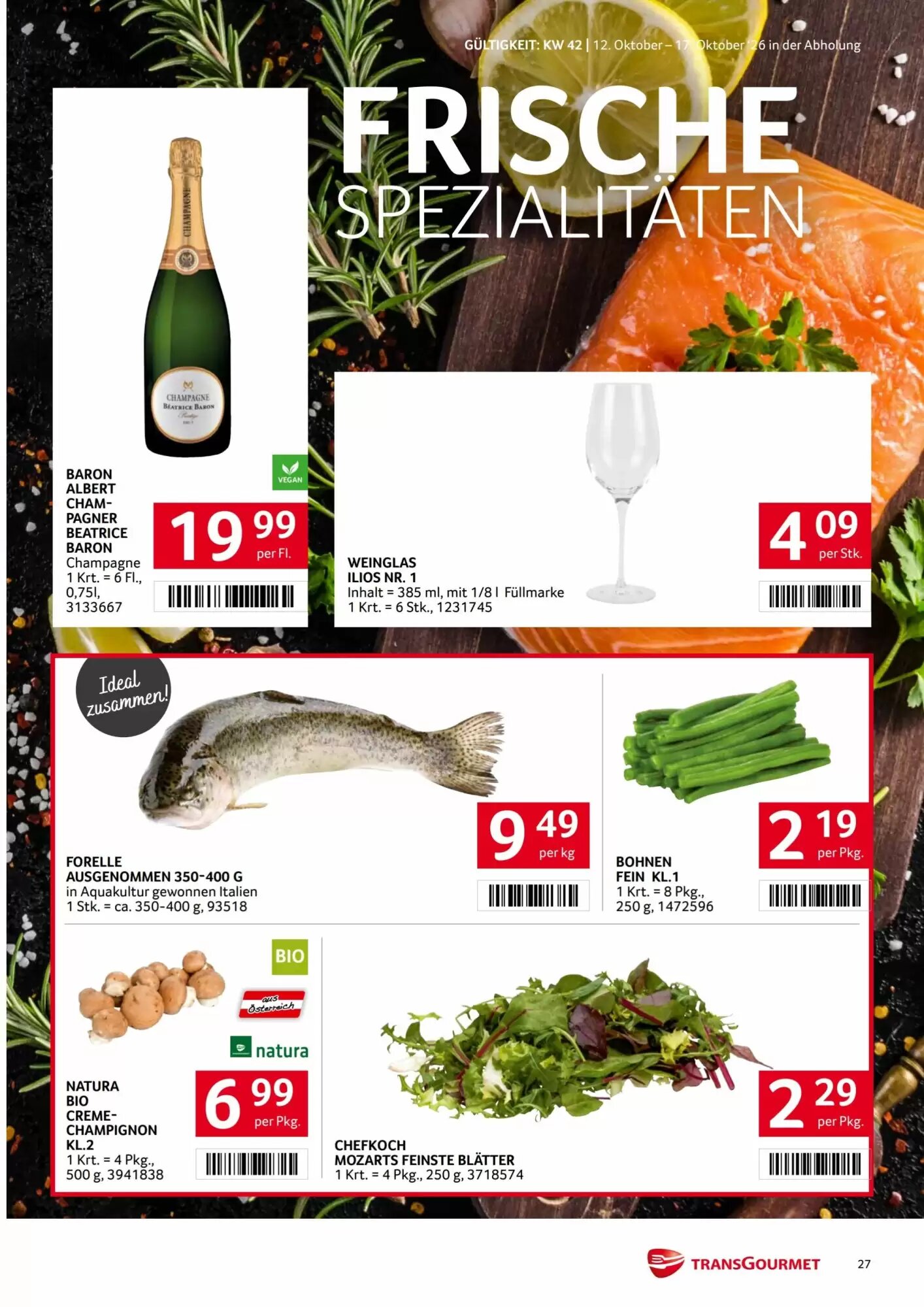 Transgourmet Flugblatt (ab 12.10.2026) - Angebote und Prospekt - Seite 26