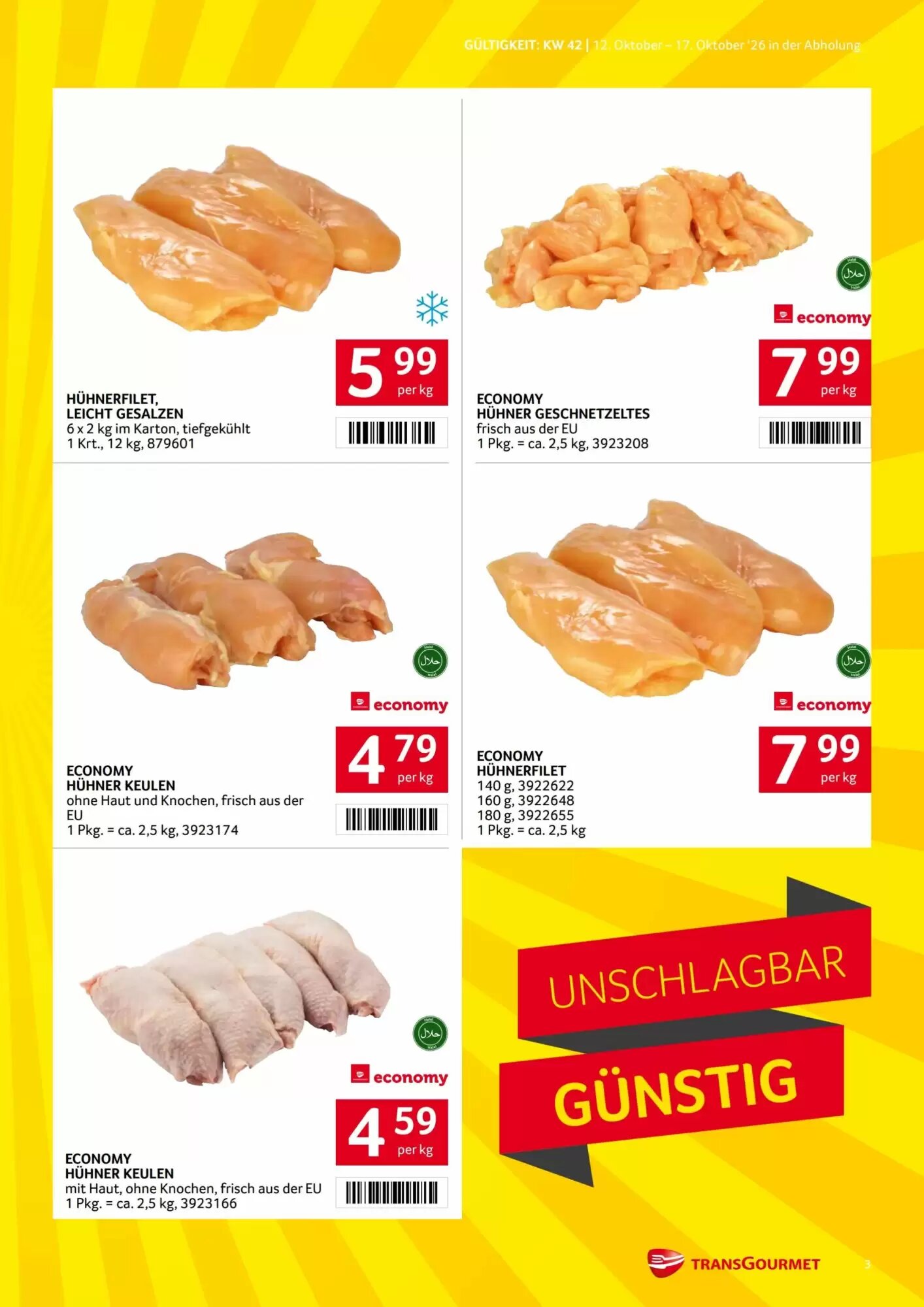 Transgourmet Flugblatt (ab 12.10.2026) - Angebote und Prospekt - Seite 3