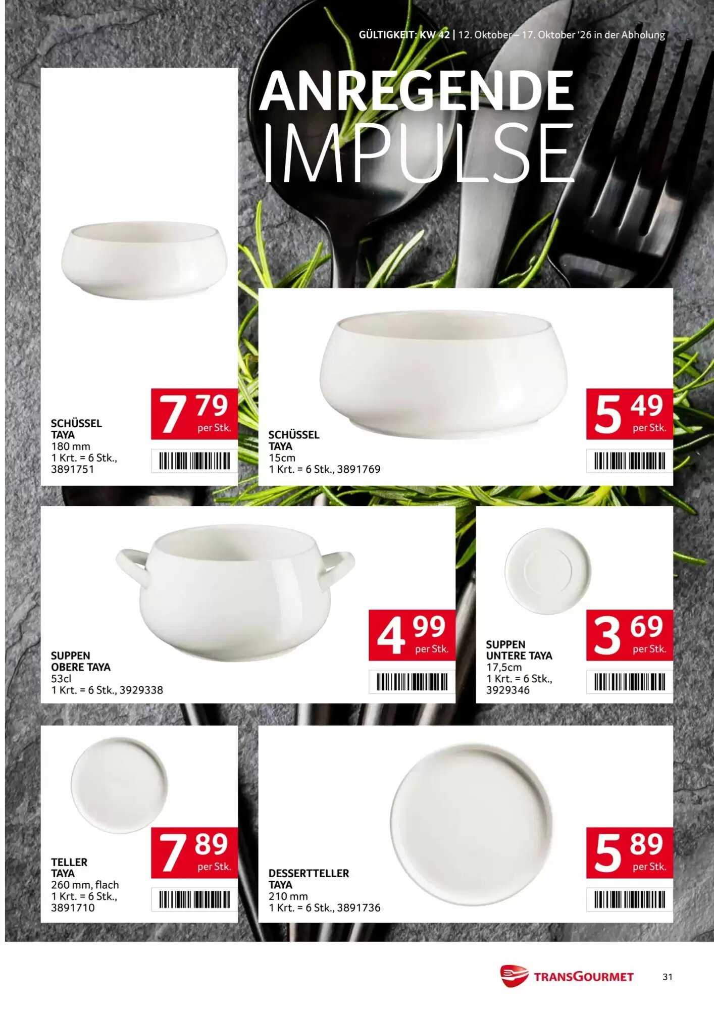 Transgourmet Flugblatt (ab 12.10.2026) - Angebote und Prospekt - Seite 30
