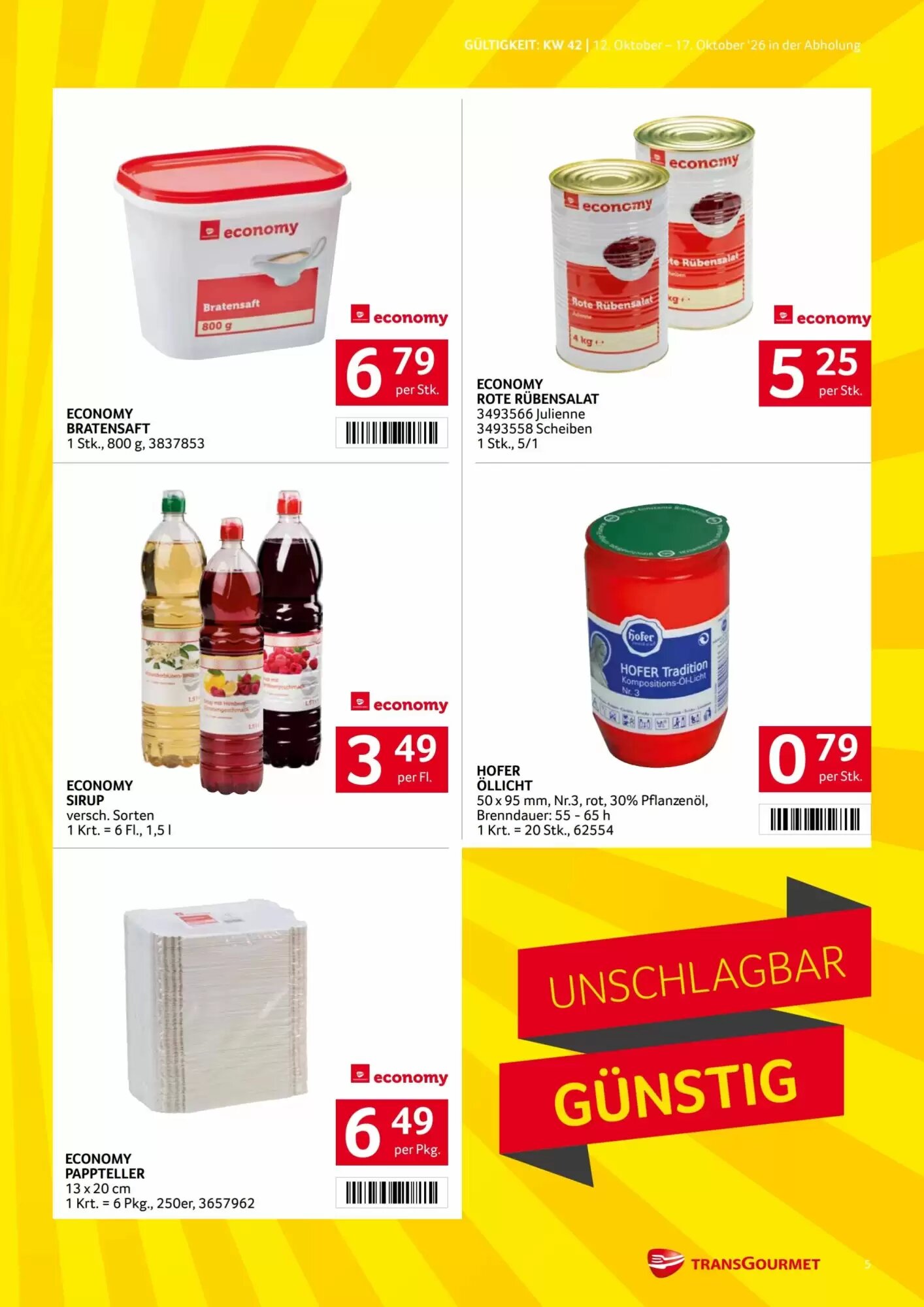 Transgourmet Flugblatt (ab 12.10.2026) - Angebote und Prospekt - Seite 5