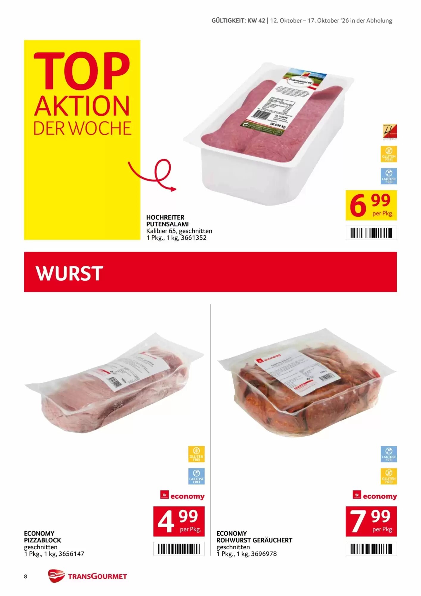 Transgourmet Flugblatt (ab 12.10.2026) - Angebote und Prospekt - Seite 8