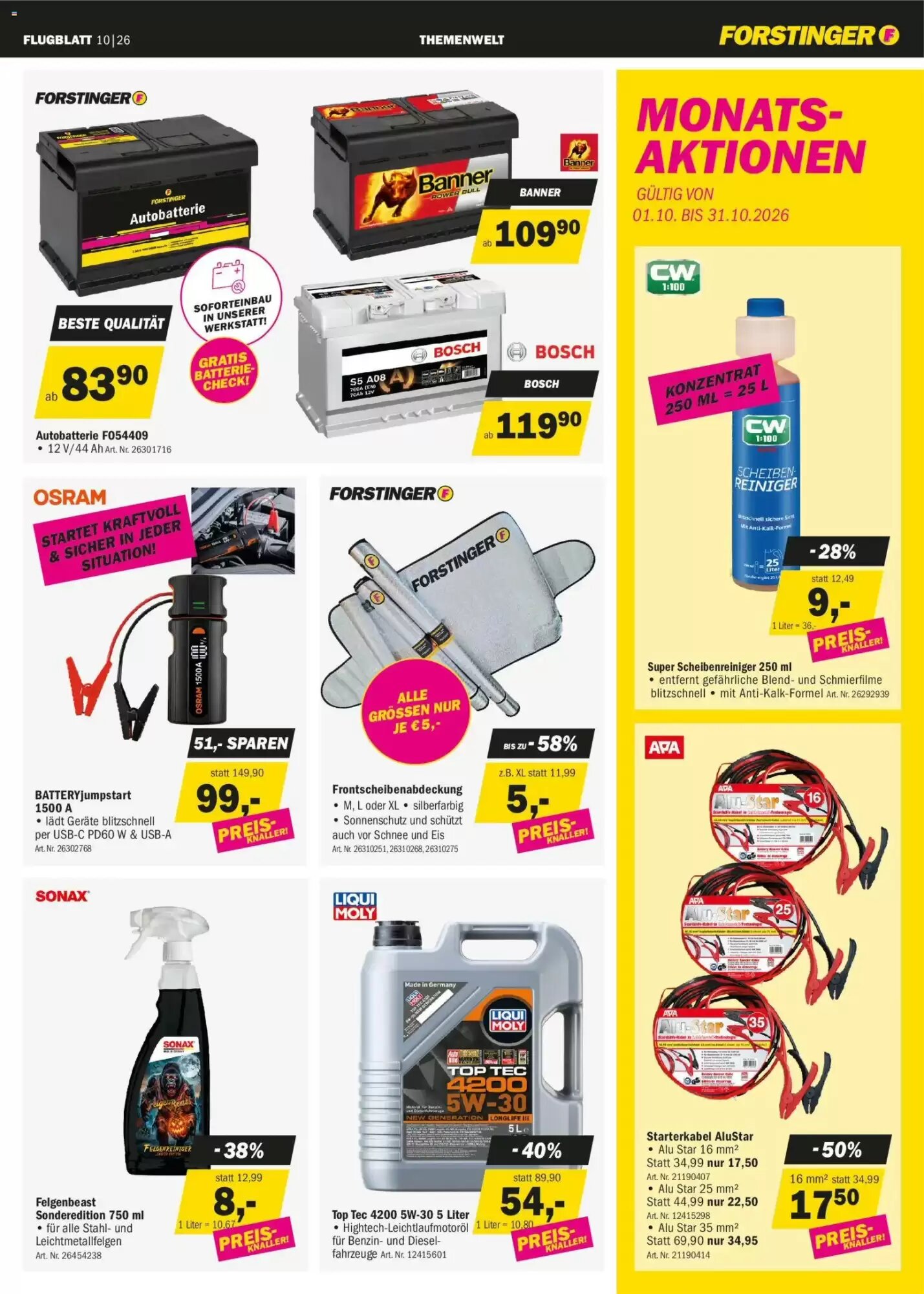 Forstinger Flugblatt (ab 12.10.2026) - Angebote und Prospekt - Seite 3
