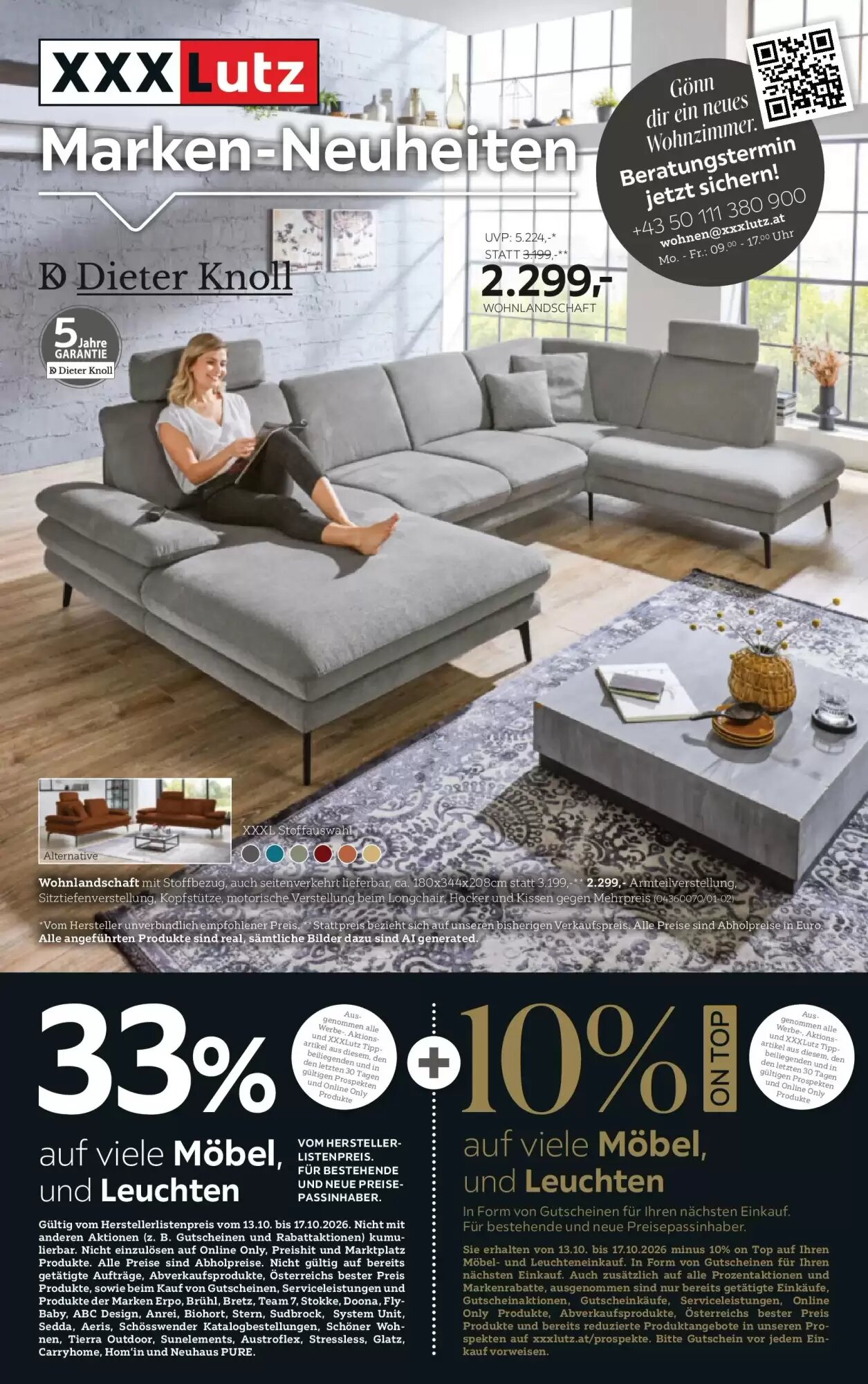 XXXLutz Flugblatt (ab 13.10.2026) - Angebote und Prospekt - Seite 1