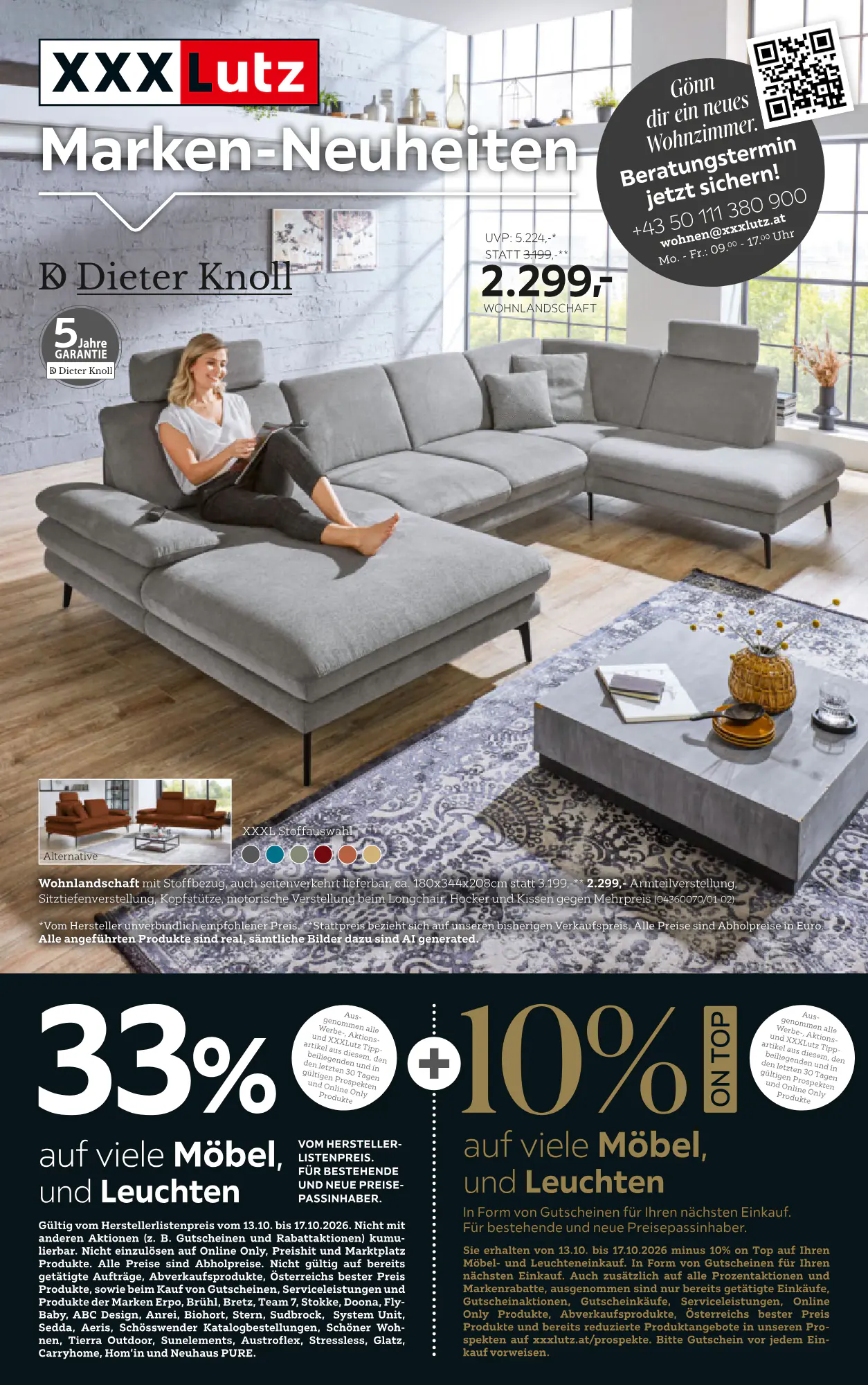 XXXLutz Flugblatt (ab 13.10.2026) - Angebote und Prospekt - Seite 1