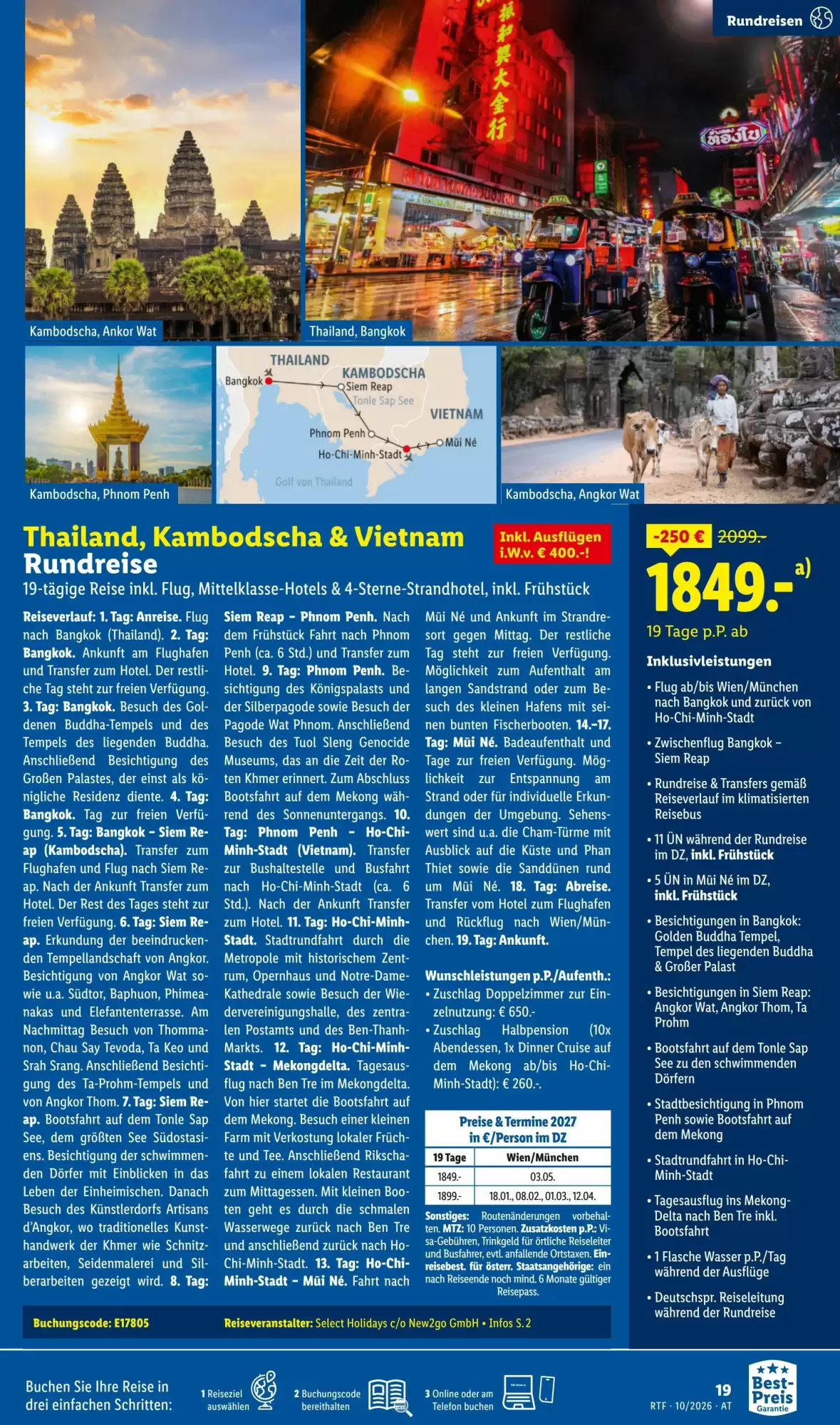 Lidl Reisen Flugblatt (ab 14.10.2026) - Angebote und Prospekt - Seite 19