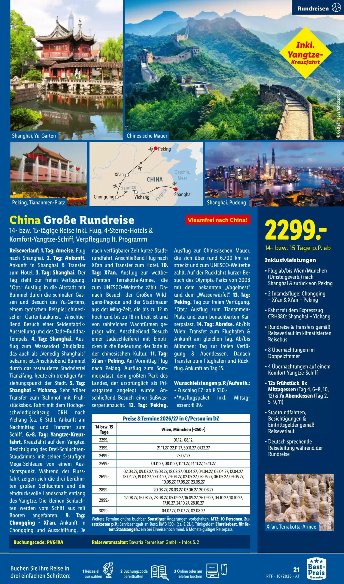 Lidl Reisen Flugblatt (ab 14.10.2026) - Angebote und Prospekt - Seite 21