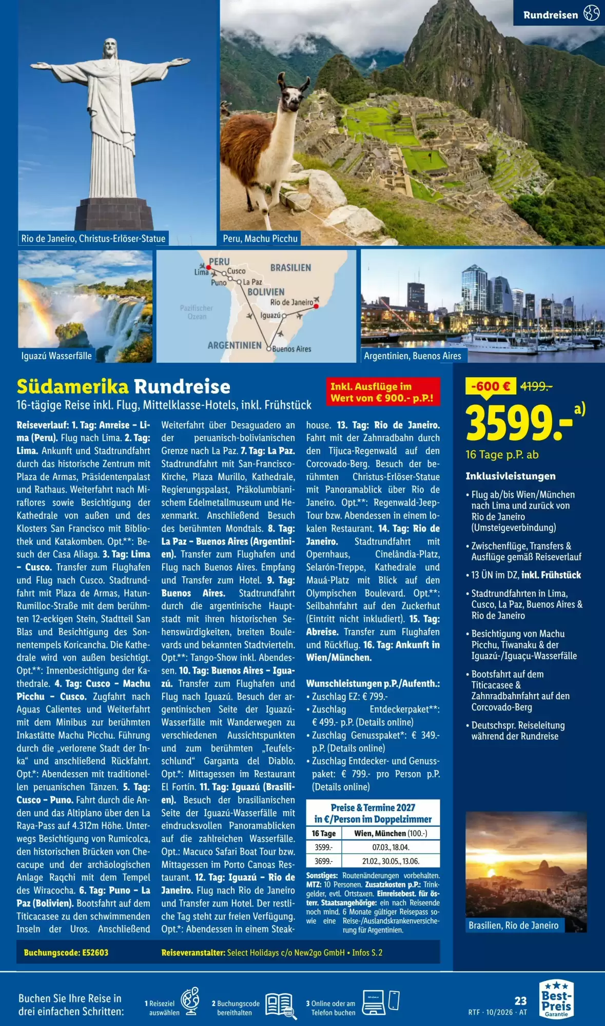 Lidl Reisen Flugblatt (ab 14.10.2026) - Angebote und Prospekt - Seite 23