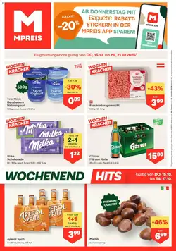 MPreis Flugblatt (ab 15.10.2026) - Angebote und Prospekt