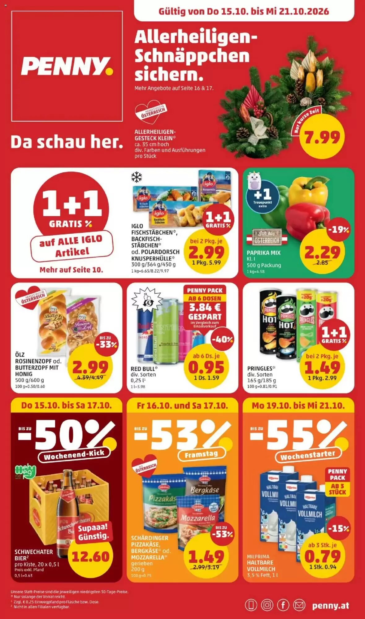 PENNY Flugblatt (ab 15.10.2026) - Angebote und Prospekt - Seite 1