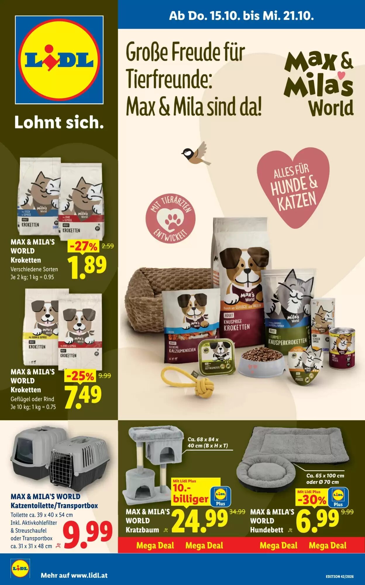 Lidl Flugblatt (ab 15.10.2026) - Angebote und Prospekt - Seite 1