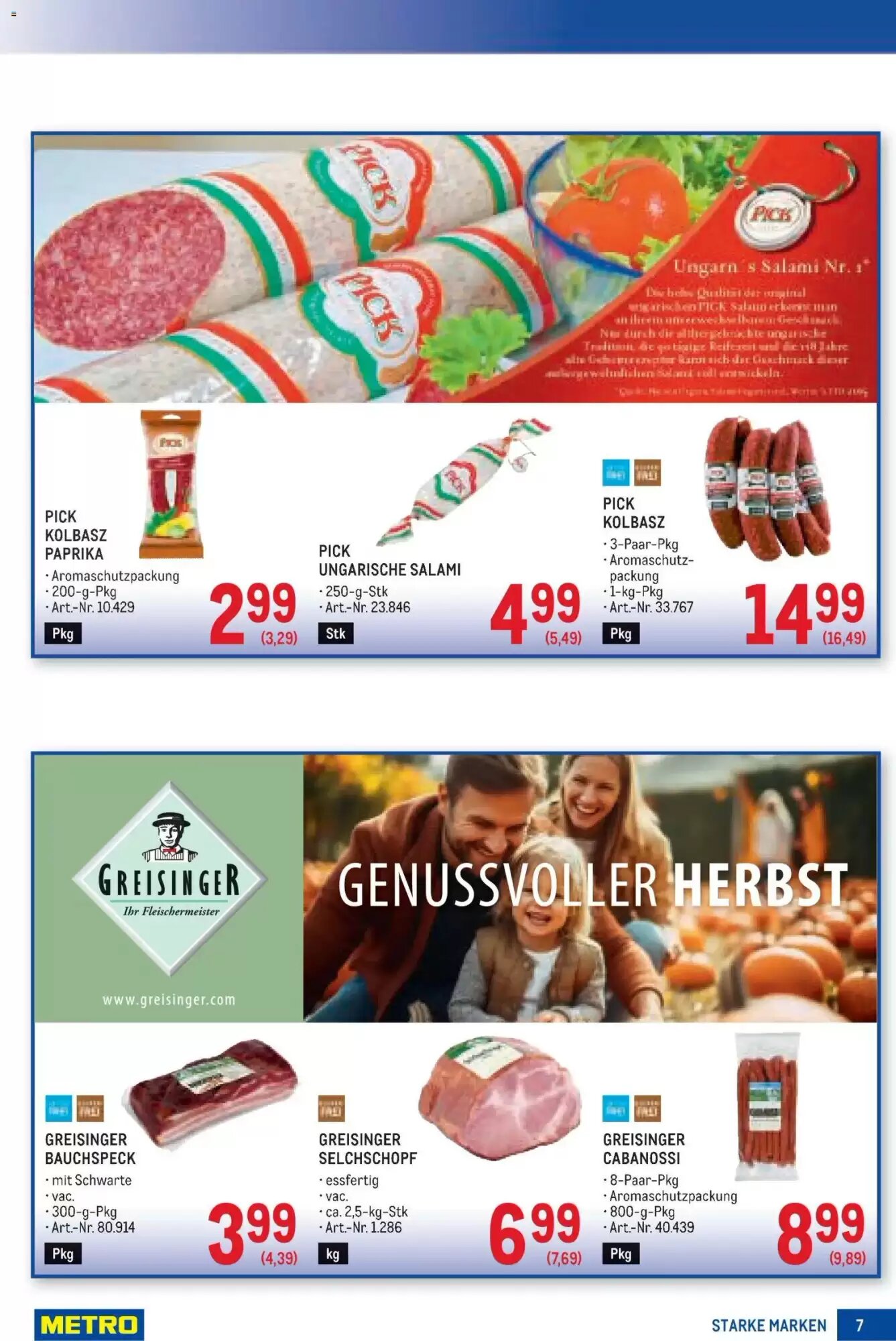 Metro Flugblatt (ab 15.10.2026) - Angebote und Prospekt - Seite 7