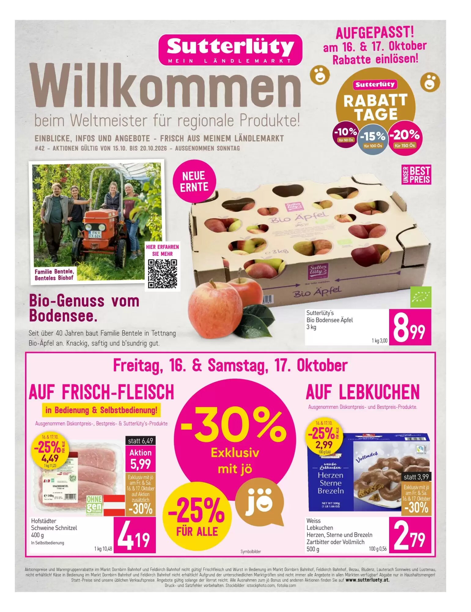 Sutterlüty Flugblatt (ab 15.10.2026) - Angebote und Prospekt - Seite 1