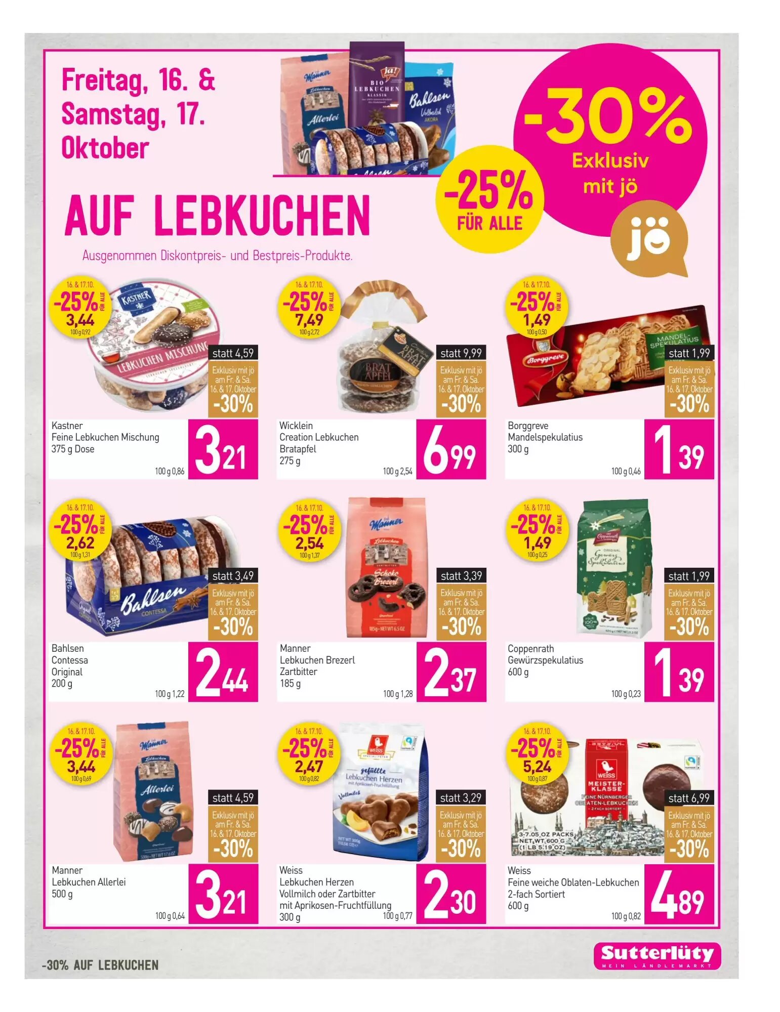 Sutterlüty Flugblatt (ab 15.10.2026) - Angebote und Prospekt - Seite 13