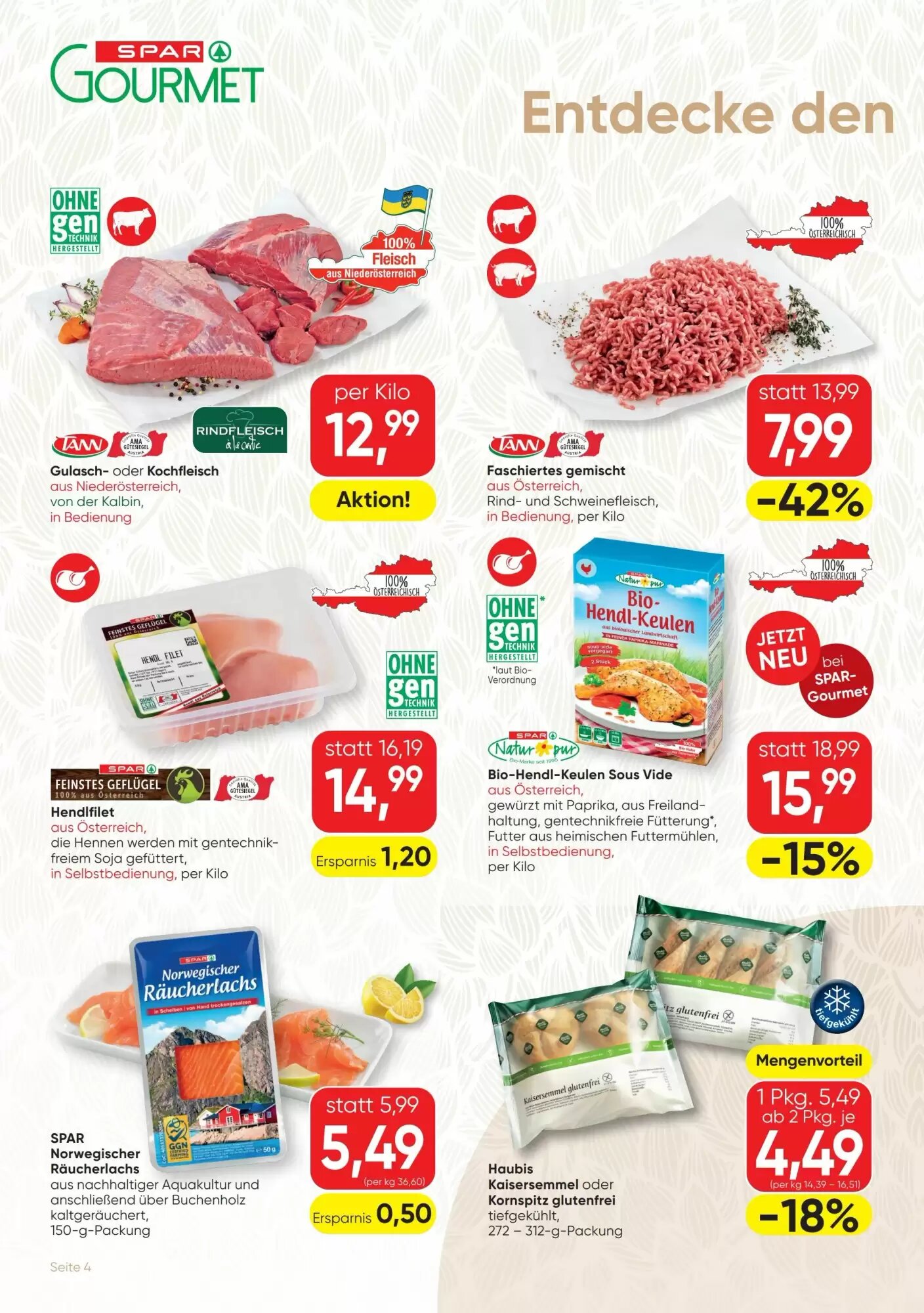 SPAR Gourmet Flugblatt (ab 15.10.2026) - Angebote und Prospekt - Seite 4
