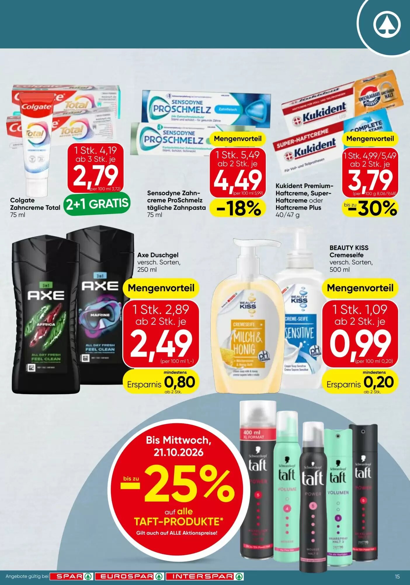 Spar Flugblatt (ab 15.10.2026) - Angebote und Prospekt - Seite 15
