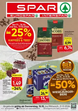 Spar Flugblatt (ab 15.10.2026) - Angebote und Prospekt