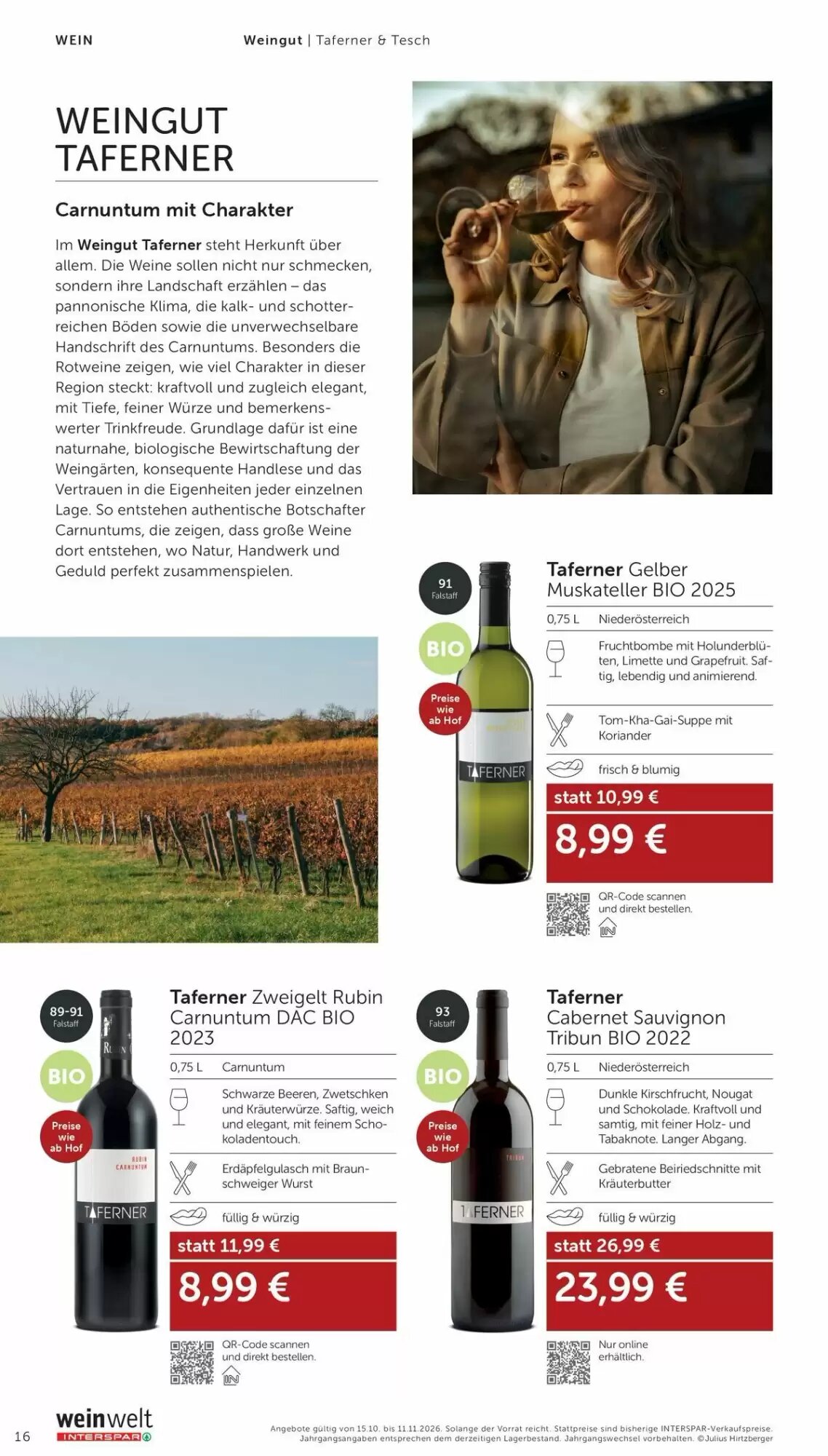 Weinwelt Interspar Flugblatt (ab 15.10.2026) - Angebote und Prospekt - Seite 16