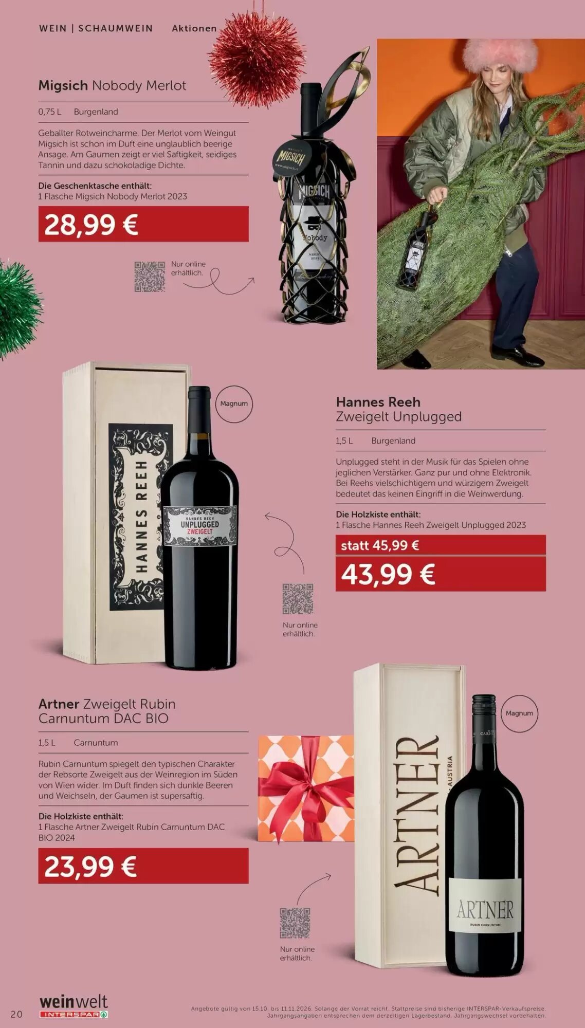 Weinwelt Interspar Flugblatt (ab 15.10.2026) - Angebote und Prospekt - Seite 20