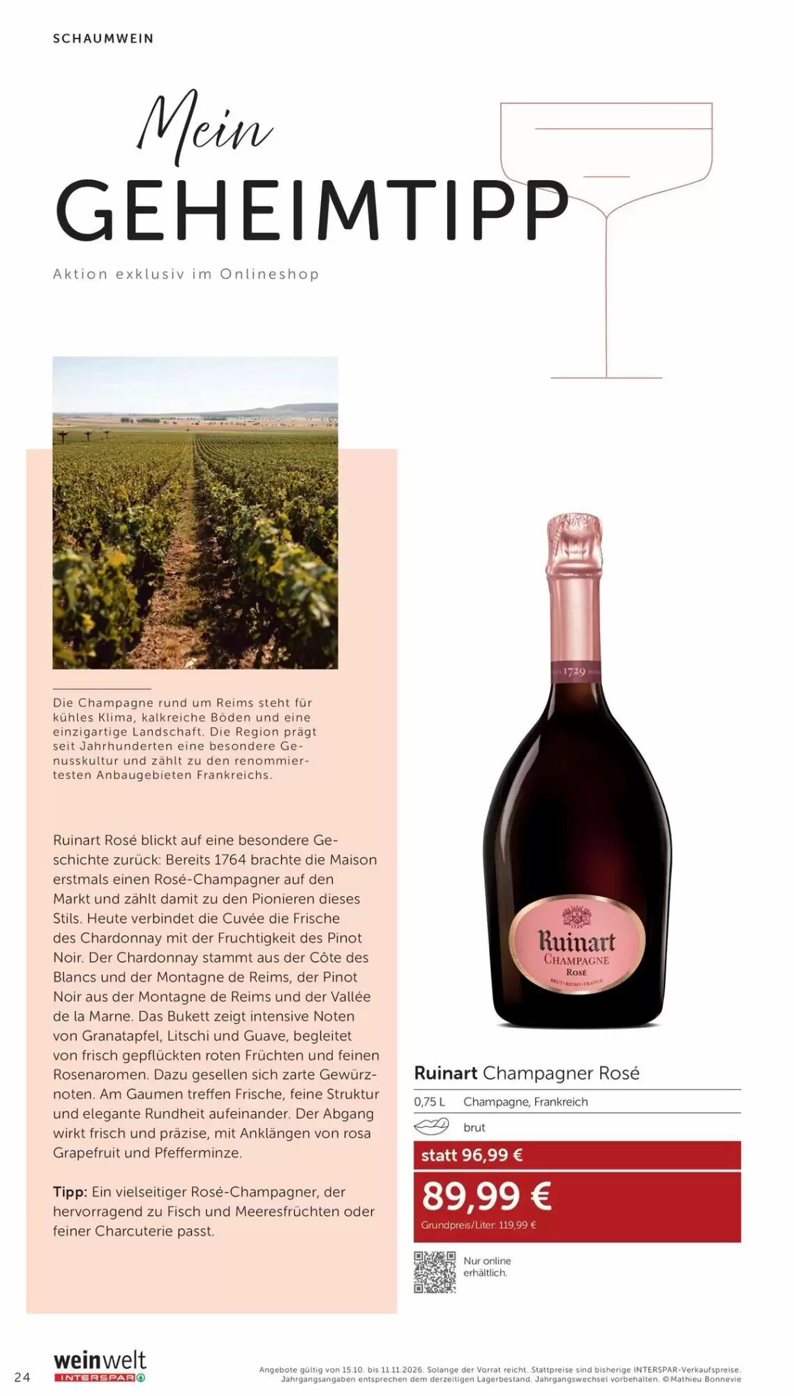 Weinwelt Interspar Flugblatt (ab 15.10.2026) - Angebote und Prospekt - Seite 24