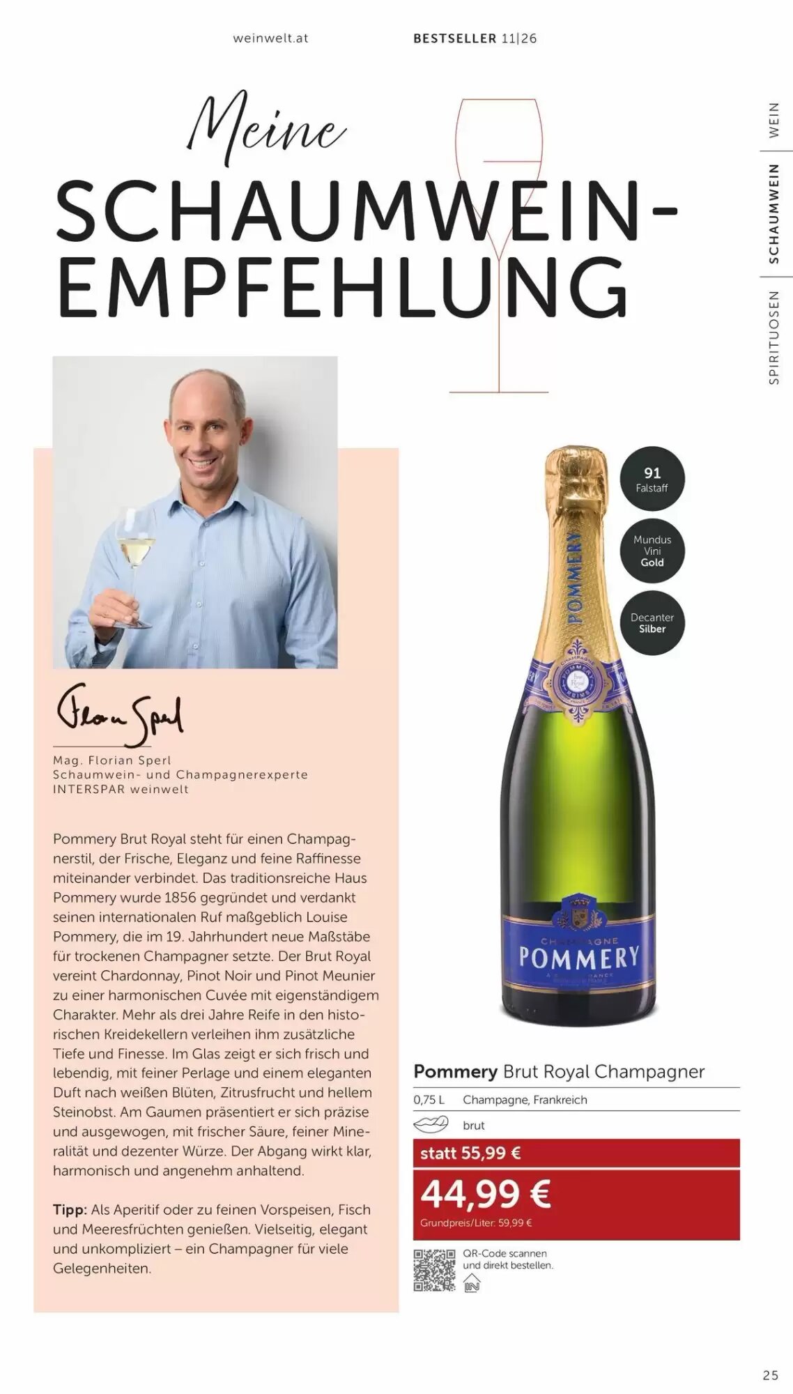 Weinwelt Interspar Flugblatt (ab 15.10.2026) - Angebote und Prospekt - Seite 25