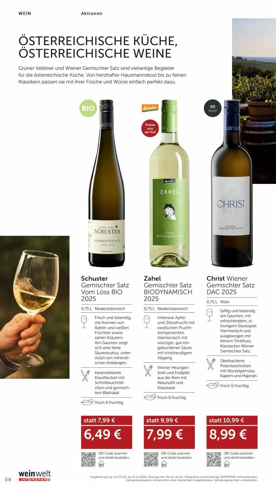 Weinwelt Interspar Flugblatt (ab 15.10.2026) - Angebote und Prospekt - Seite 8